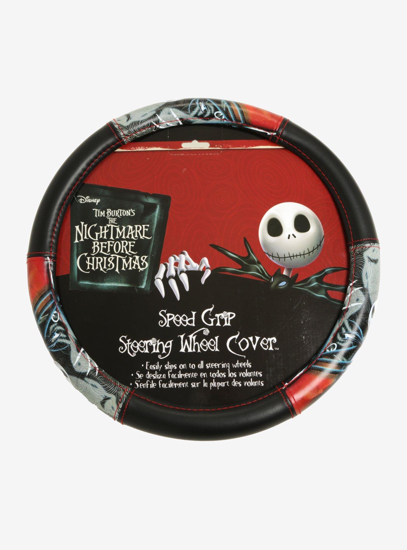 The Nightmare Before Christmas Jack Skellington Ghostly Steering Wheel Cover, , hi-res