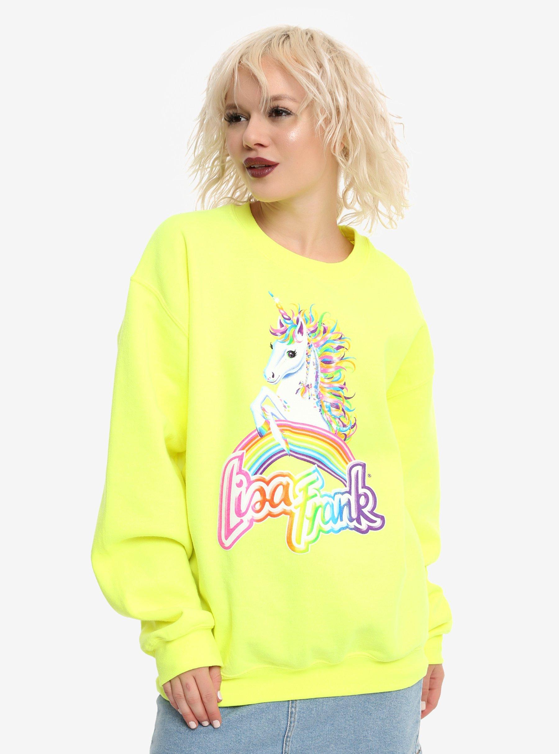 Lisa Frank Rainbow Mischief Unicorn Girls Sweatshirt, MULTI, hi-res