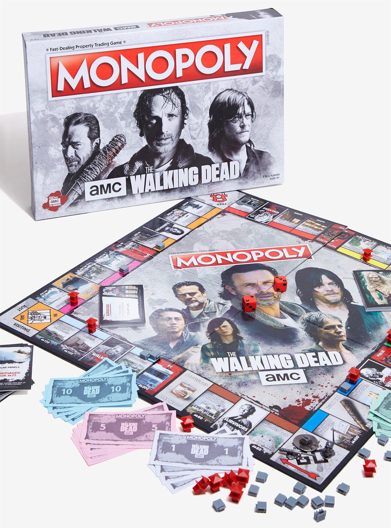 The Walking Dead Edition Monopoly Board Game, , hi-res