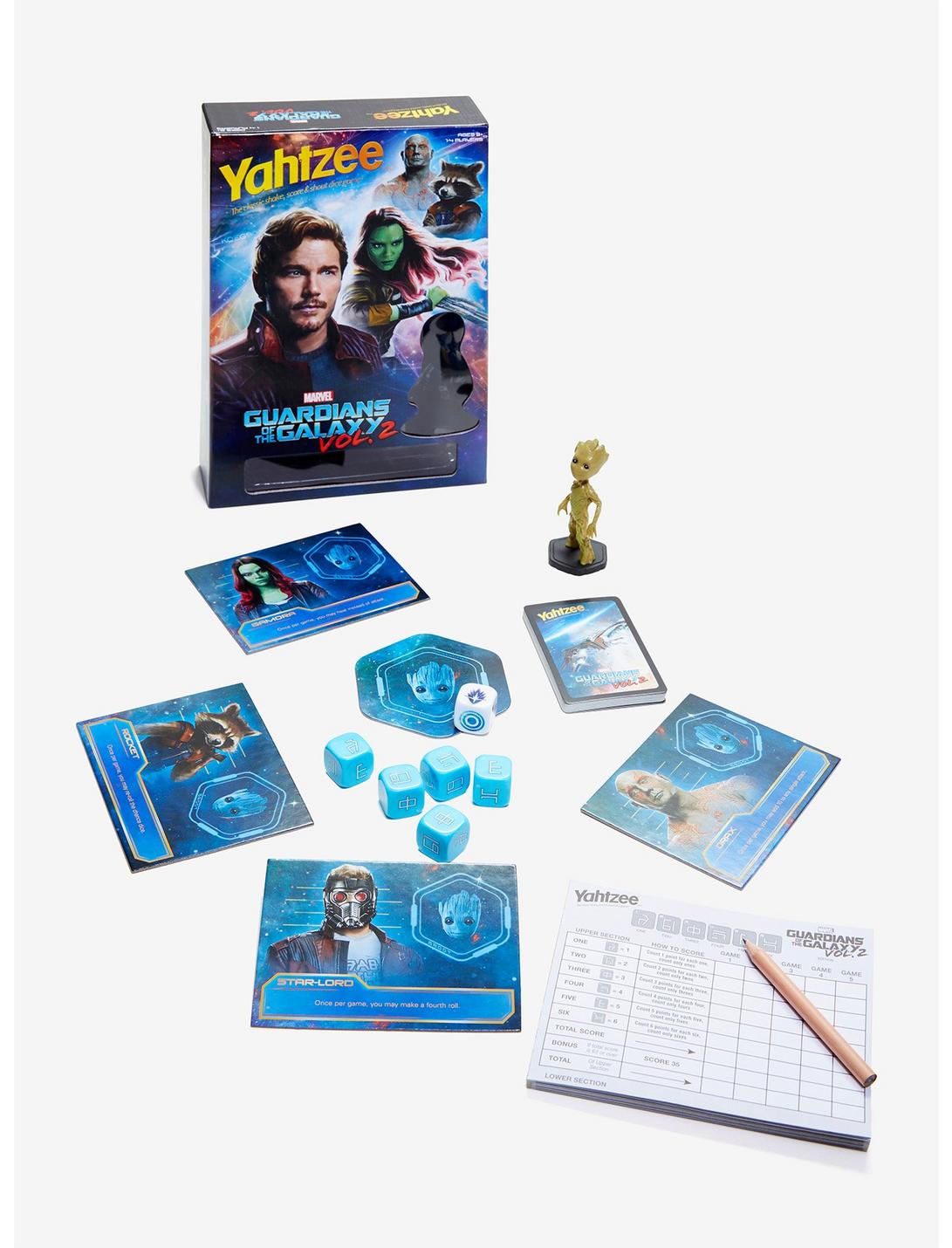 Marvel The Guardians Of The Galaxy Vol. 2 Edition Yahtzee Game, , hi-res