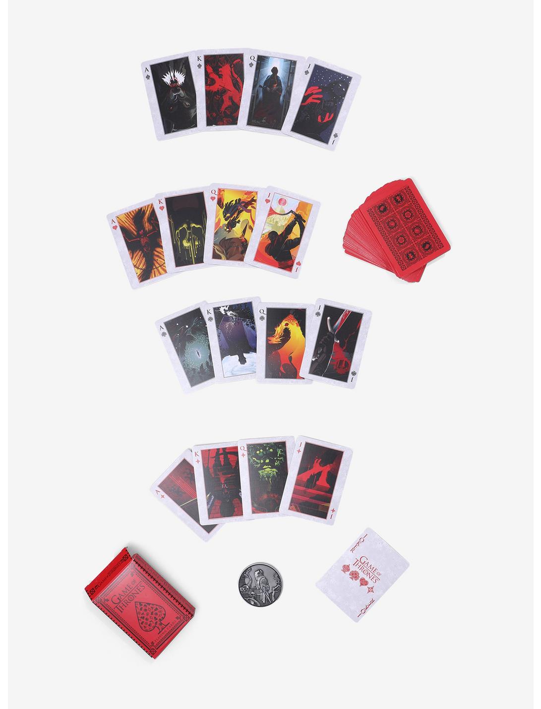 Game Of Thrones Premium Dealer Set Playing Cards, , hi-res