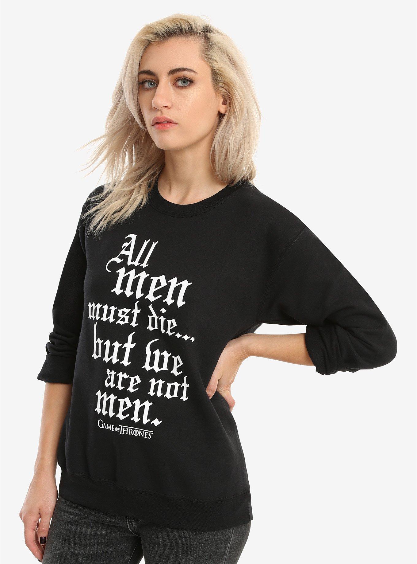 Game Of Thrones All Men Must Die Girls Sweatshirt, MULTI, hi-res