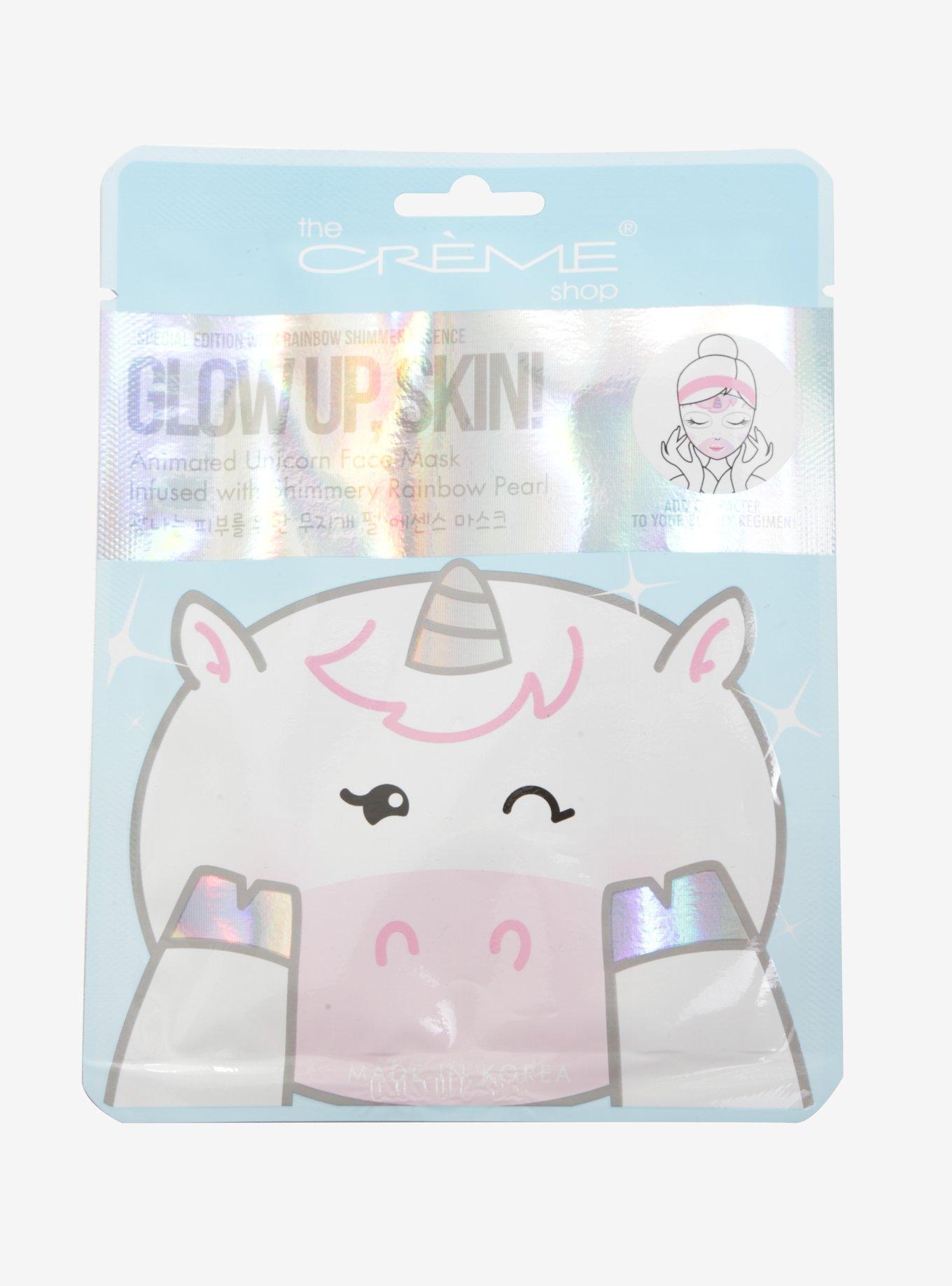 Unicorn Glow Face Mask, , hi-res