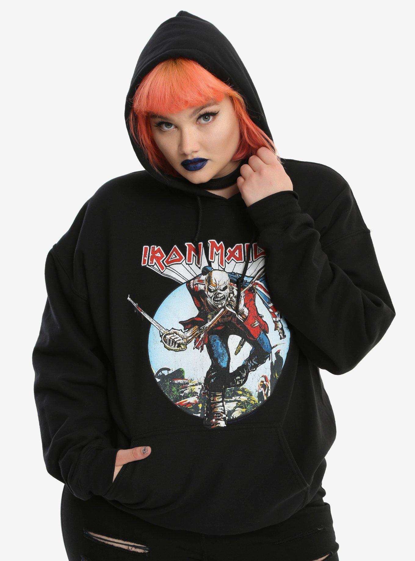 Iron Maiden The Trooper Girls Hoodie Plus Size | Hot Topic