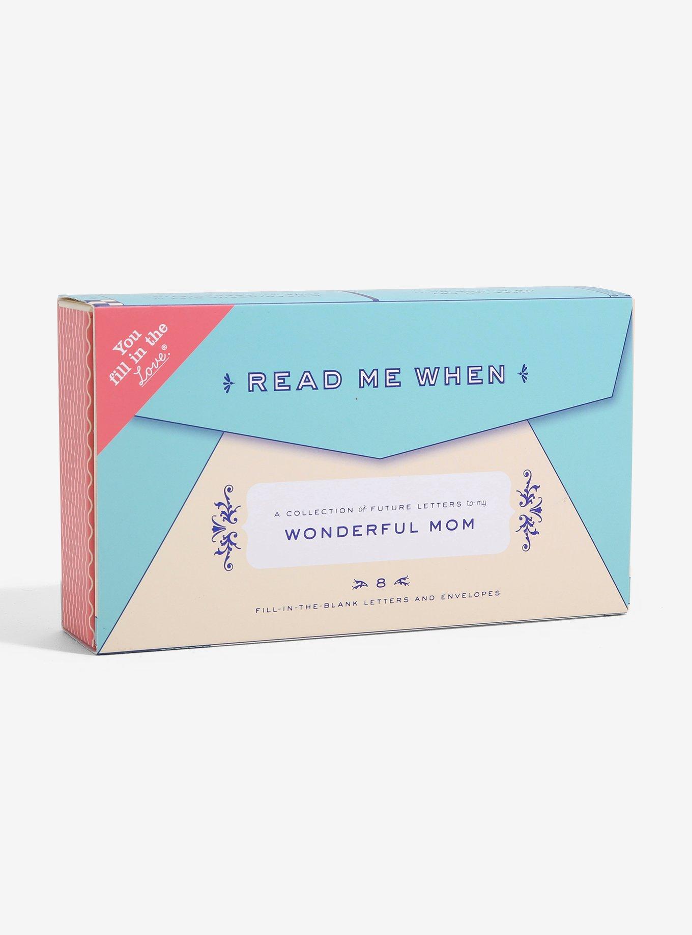 Read me when letters for mom boxlunch