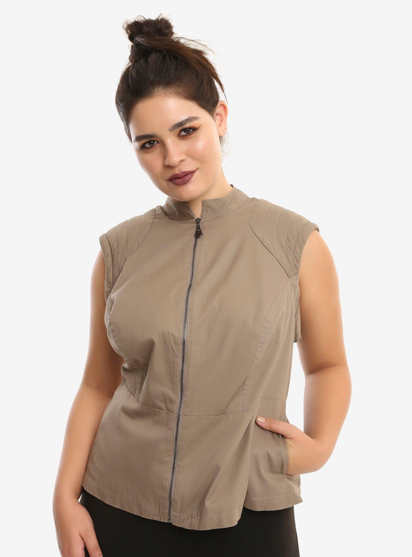 Her Universe Star Wars: The Last Jedi Rey Destiny Jacket Plus Size, MULTI, hi-res