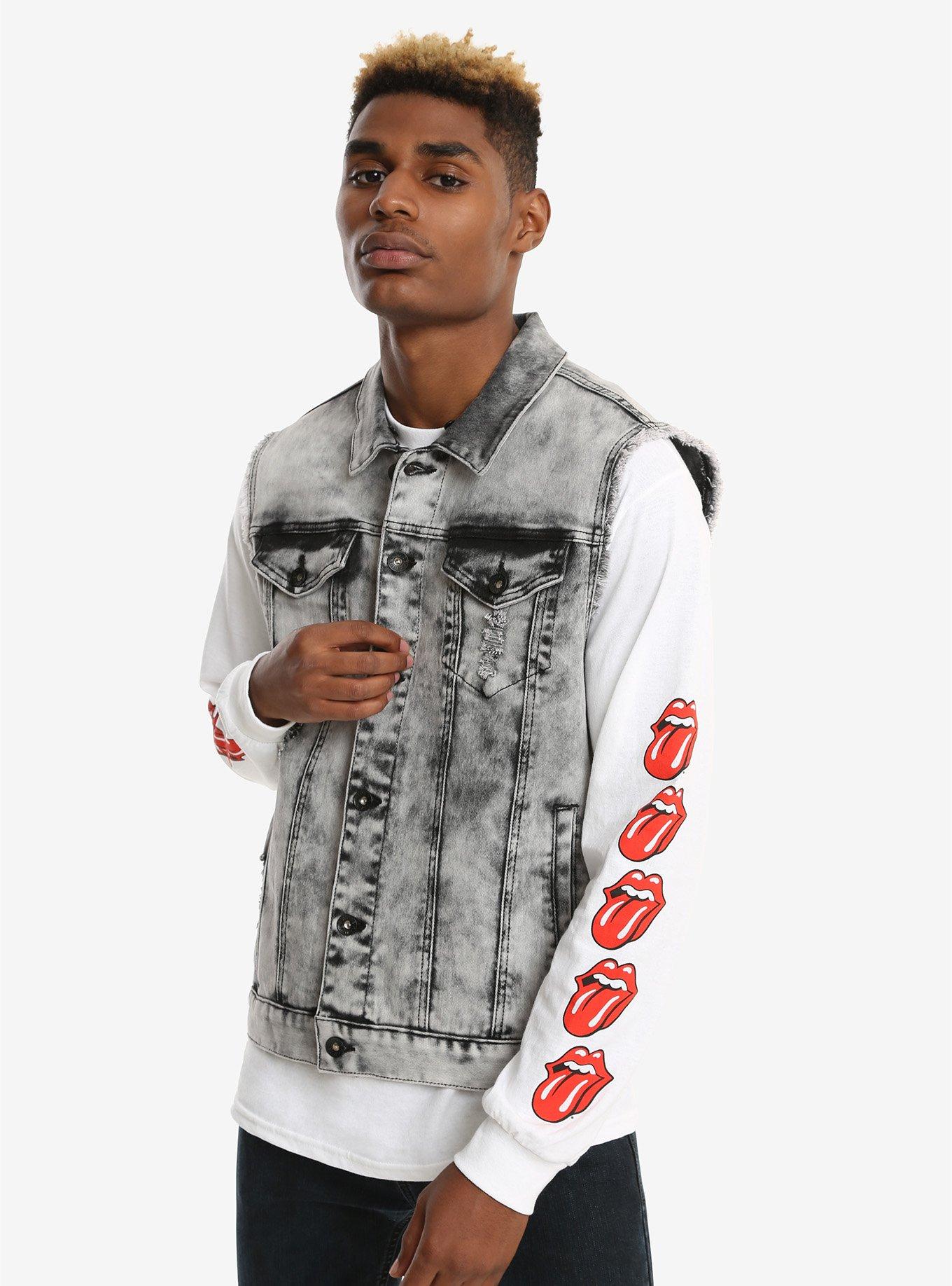 Hot topic shop denim vest