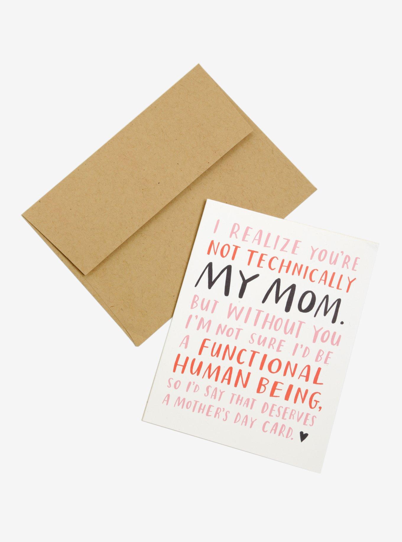 Not Technically My Mom Mother's Day Card, , hi-res