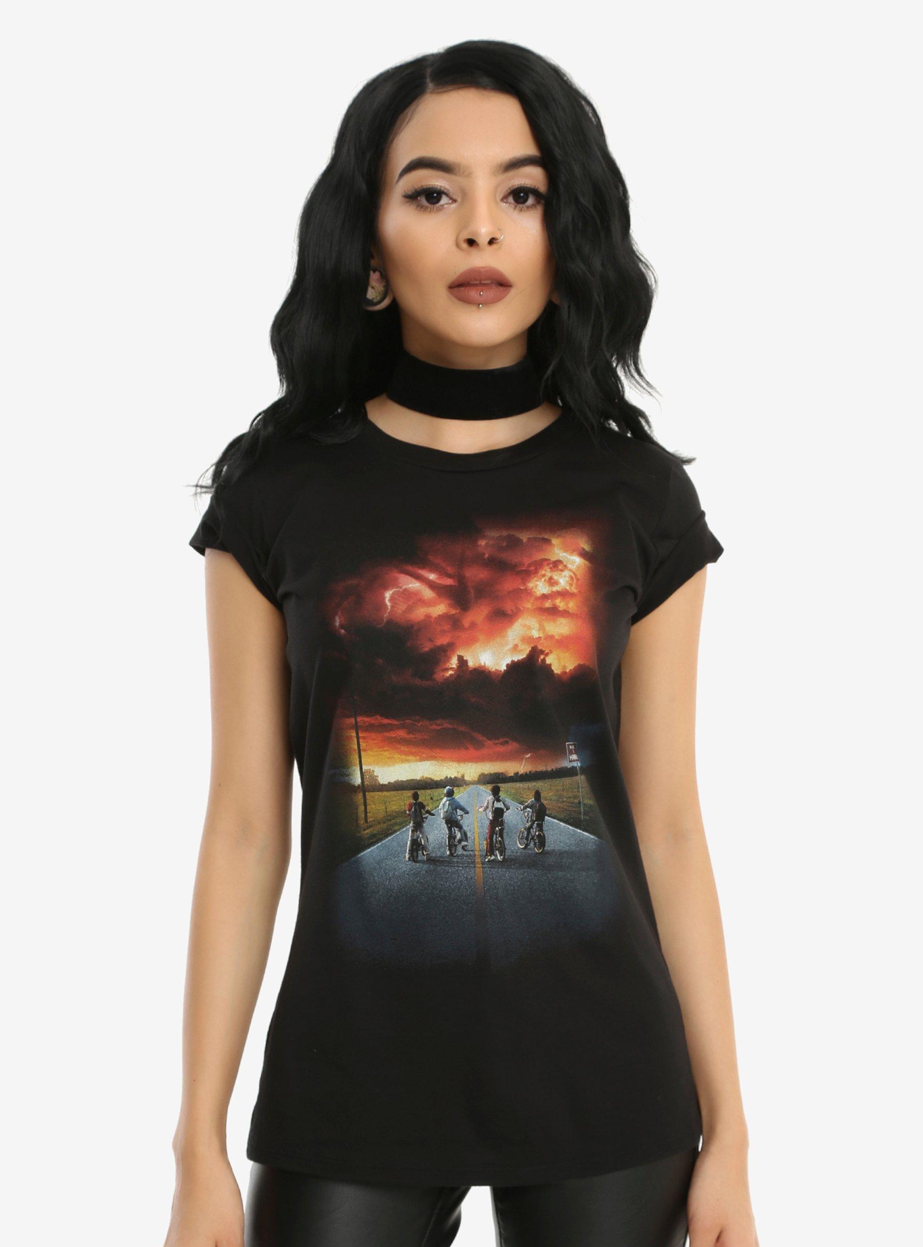 Stranger Things Season 2 Poster Girls T-Shirt, BLACK, hi-res