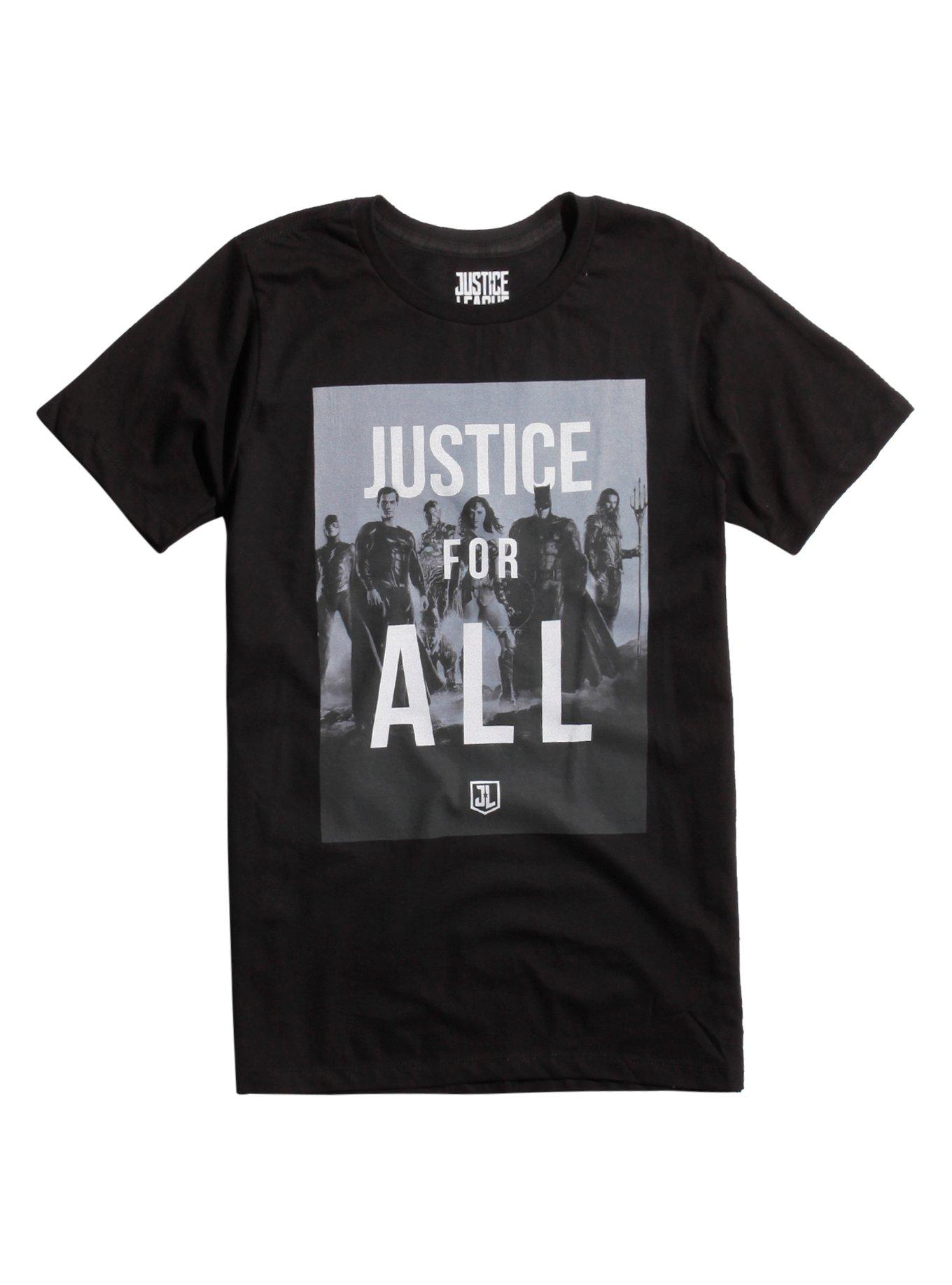 DC Comics Justice League Justice For All T-Shirt | Hot Topic