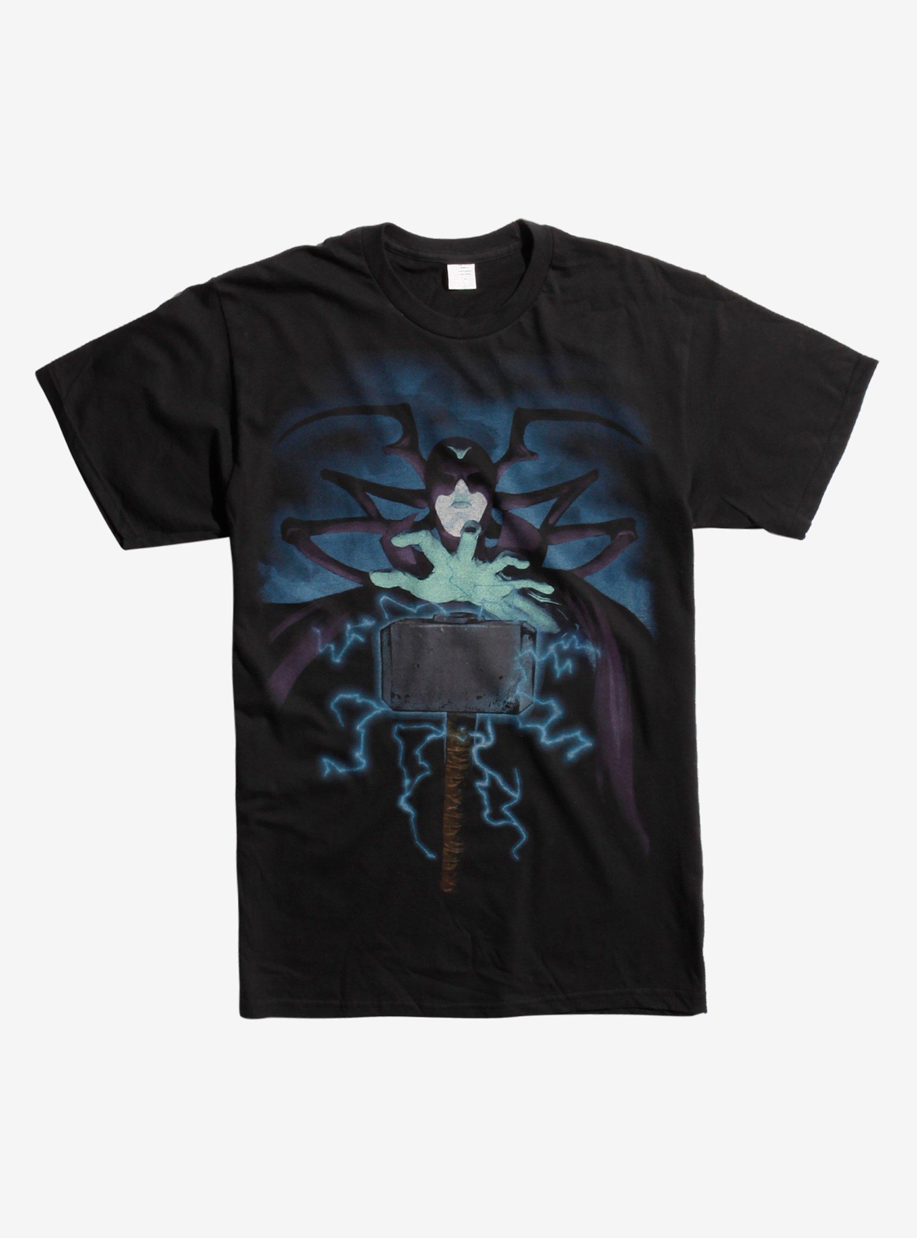Marvel Thor Hela Mjolnir T-Shirt, BLACK, hi-res