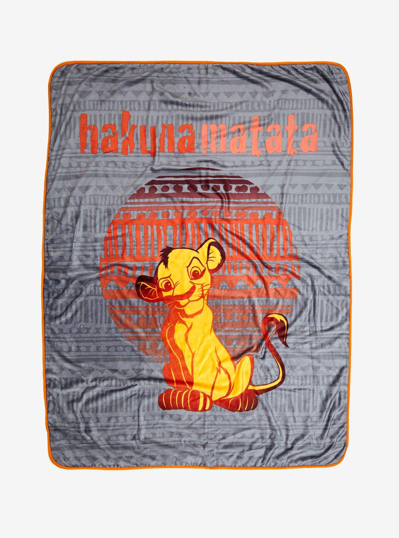 Disney The Lion King Hakuna Matata Simba Throw Blanket, , hi-res