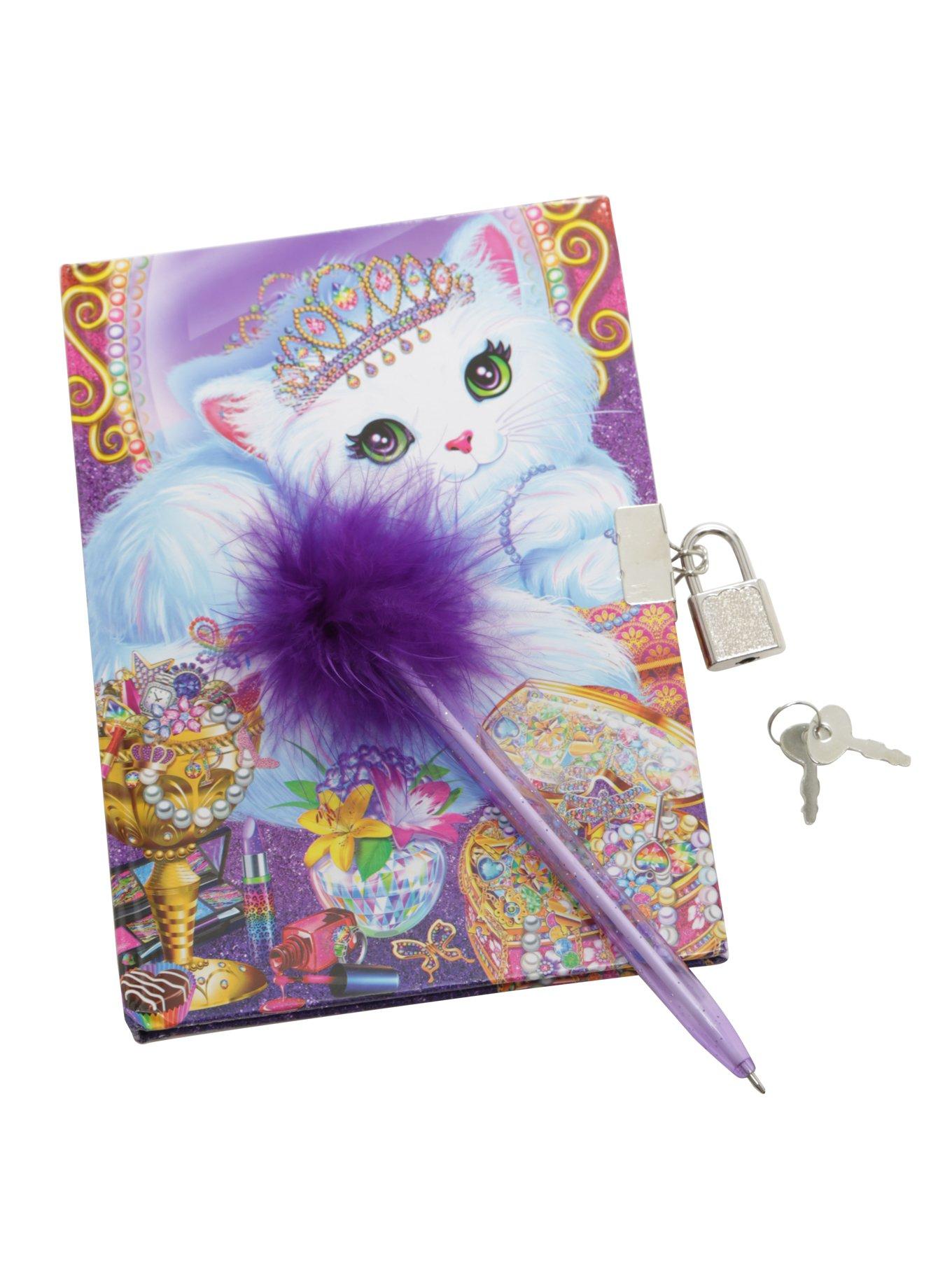 Lisa Frank Kitty Tiara Journal Set, , hi-res