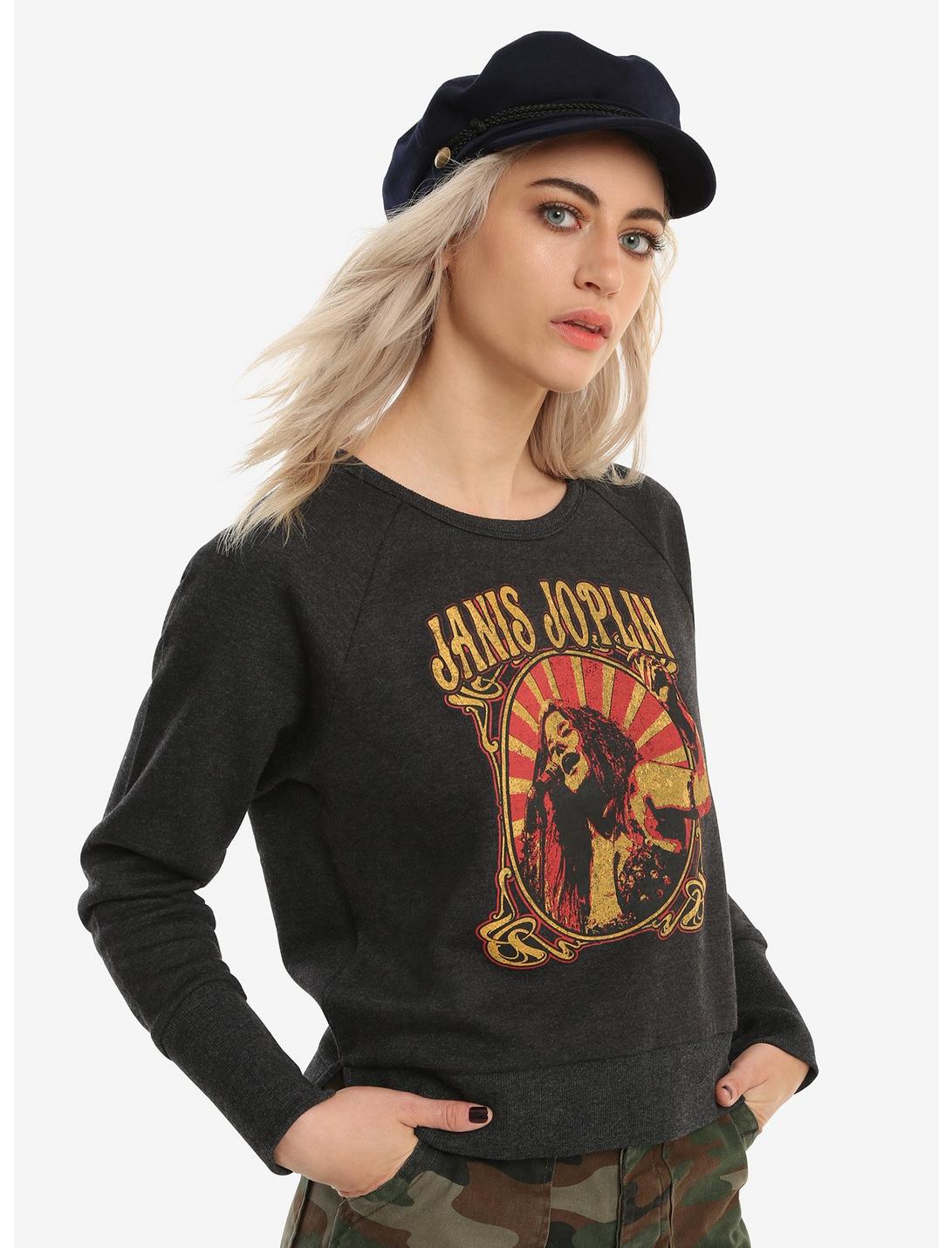 Janis Joplin Girls Sweatshirt, BLACK, hi-res
