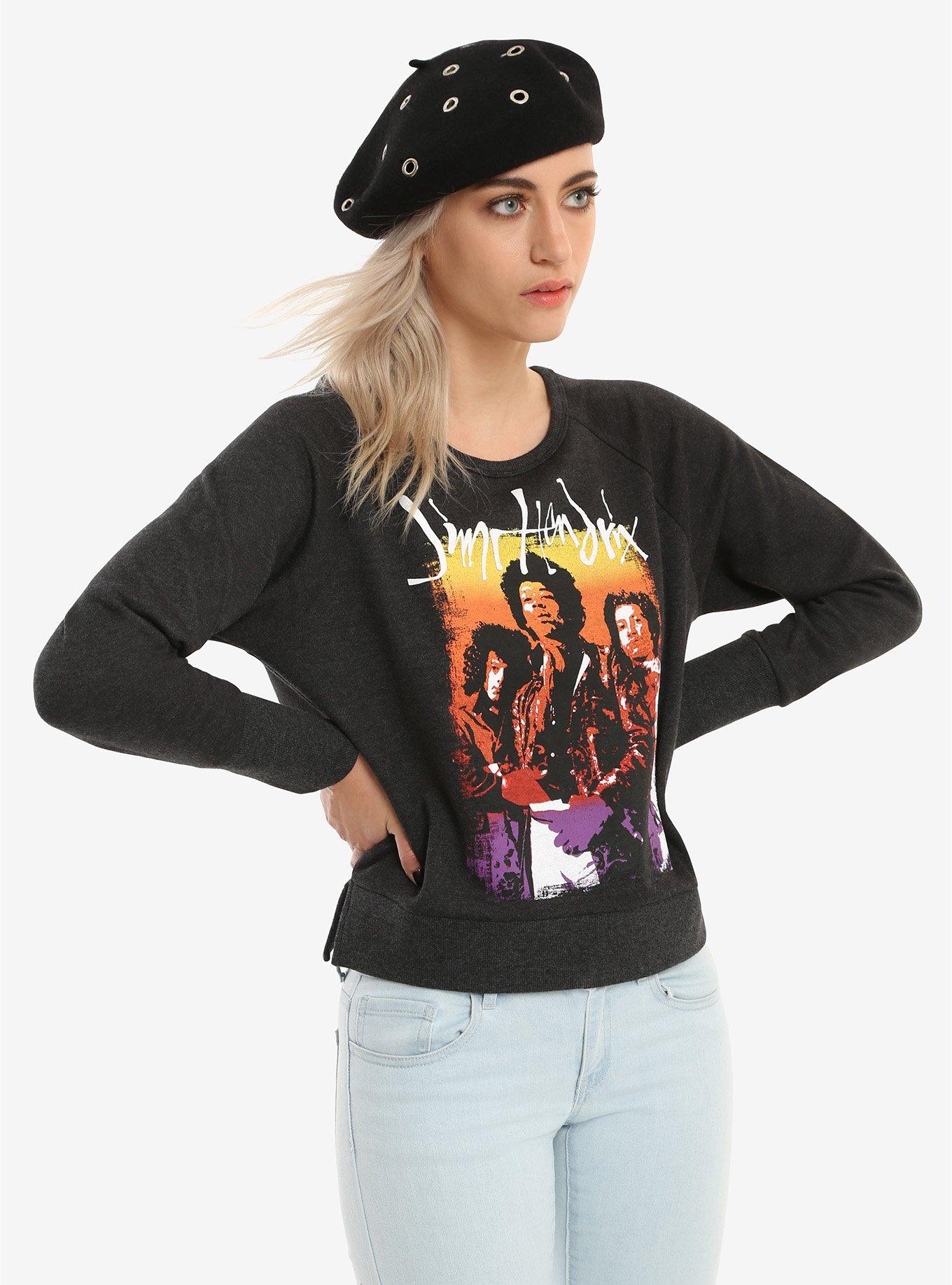Jimi Hendrix Album Girls Sweatshirt, BLACK, hi-res