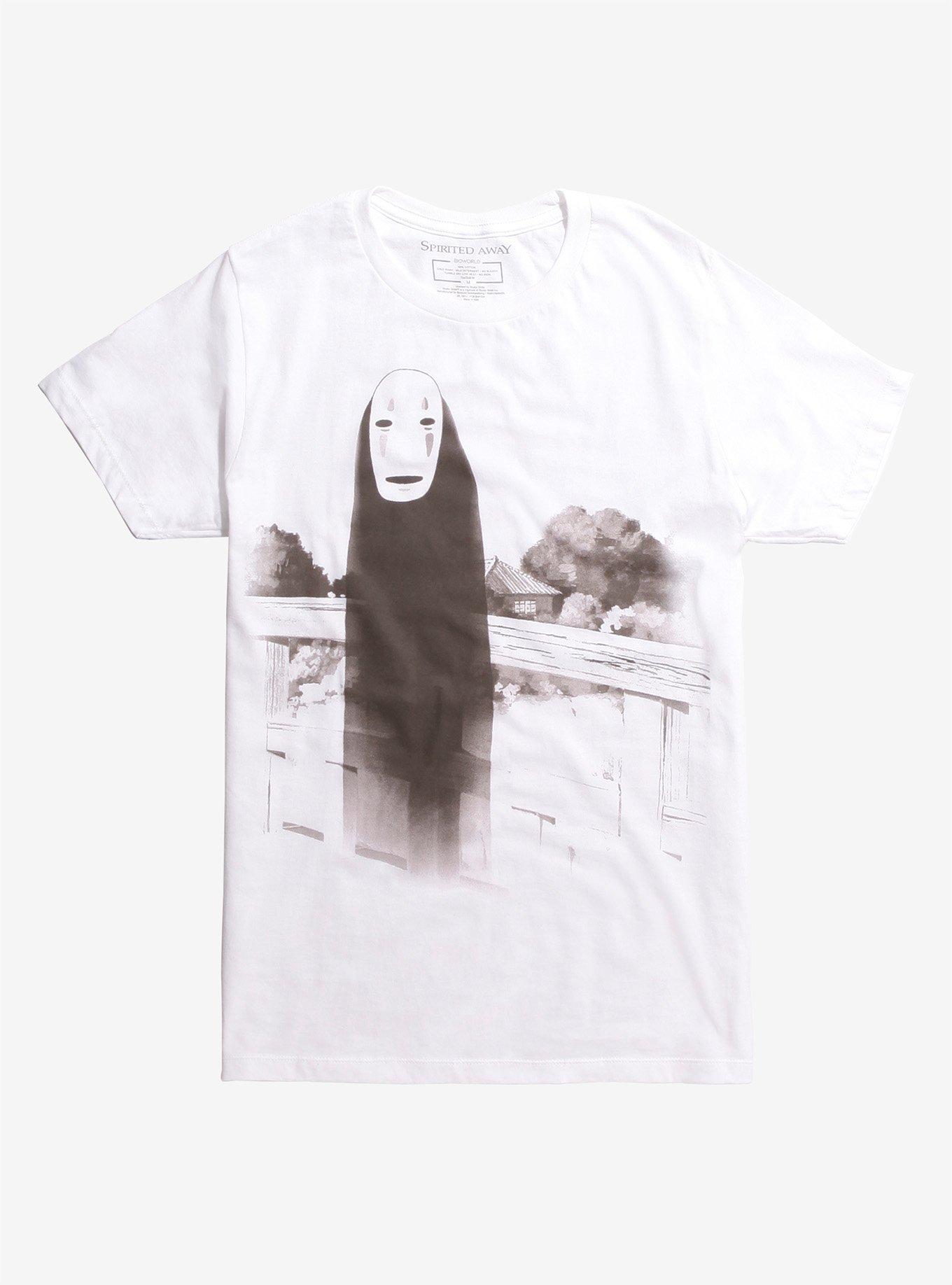 Studio Ghibli Spirited Away No-Face T-Shirt, WHITE, hi-res