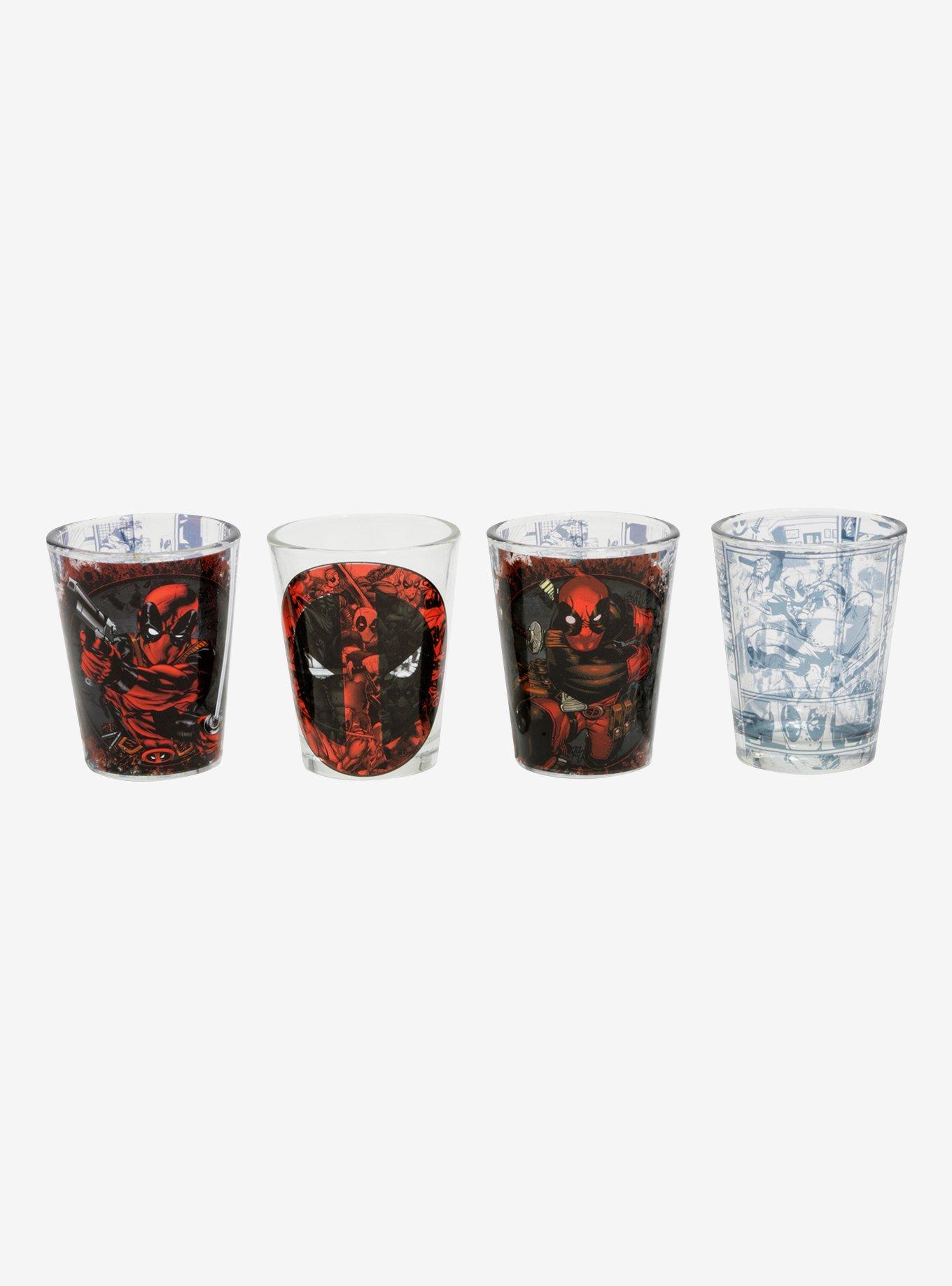 Marvel Deadpool Shot Glass 4 Pack, , hi-res