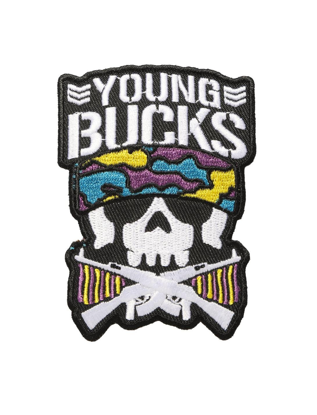 New Japan Pro-Wrestling Bullet Club Young Bucks Iron-On Patch, , hi-res