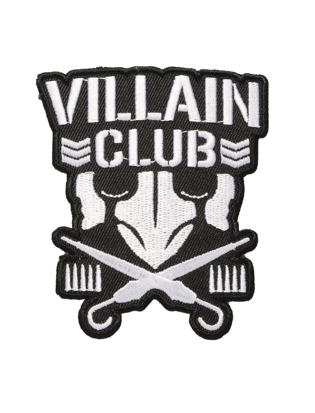 New Japan Pro-Wrestling Bullet Club Villain Club Iron-On Patch, , hi-res