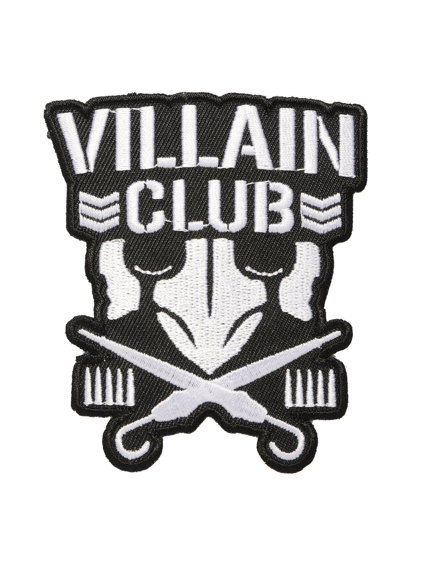 New Japan Pro-Wrestling Bullet Club Villain Club Iron-On Patch, , hi-res