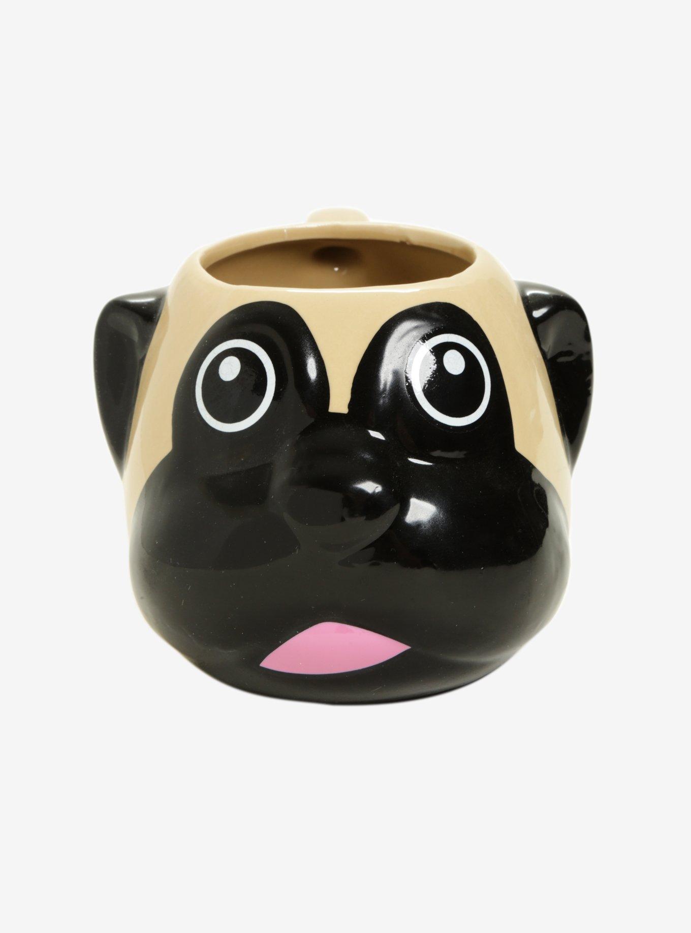 Pug Ceramic Mug, , hi-res