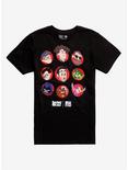 Fall Out Boy Teen Titans Go! Portraits T-Shirt, BLACK, hi-res