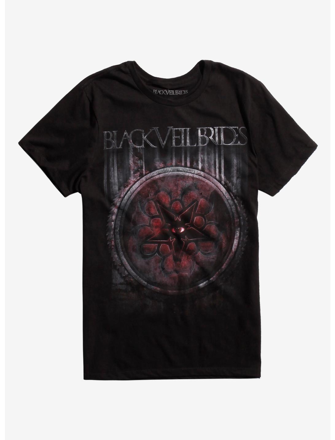 Black Veil Brides Eye Logo T-Shirt, BLACK, hi-res
