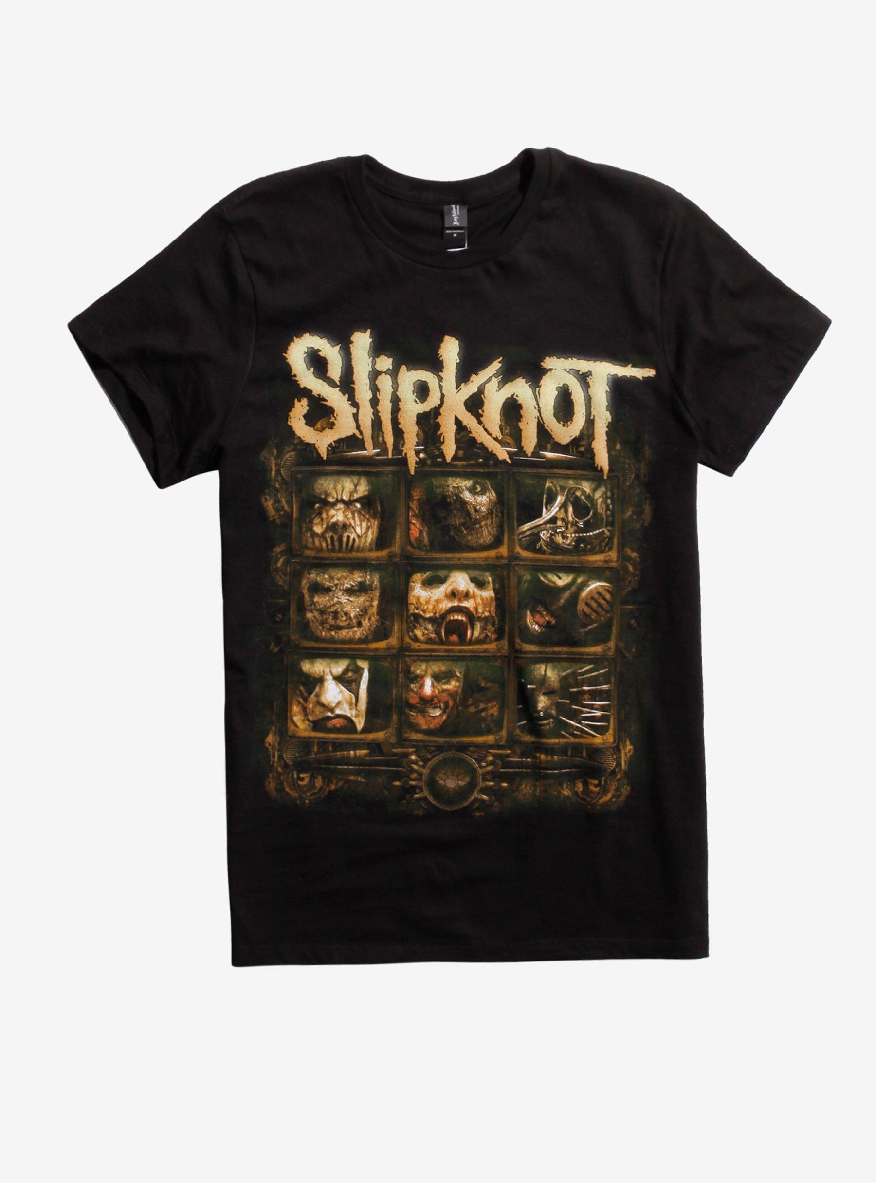 Slipknot Video Screens T-Shirt, BLACK, hi-res
