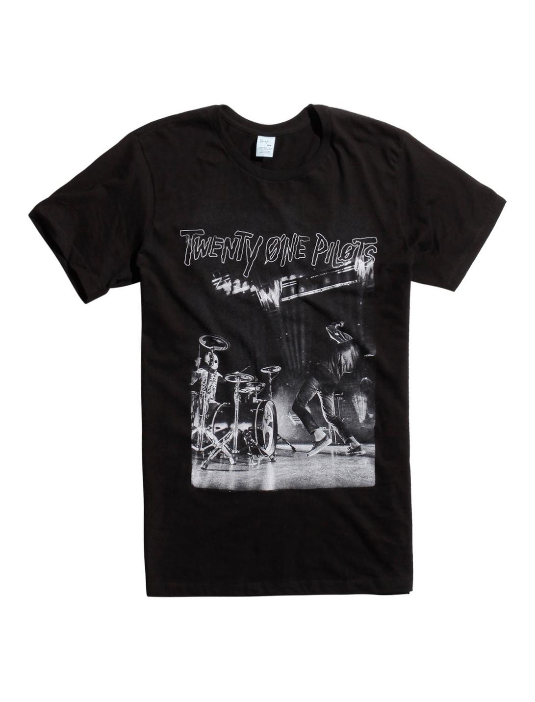 Twenty One Pilots Live Photo T-Shirt, BLACK, hi-res