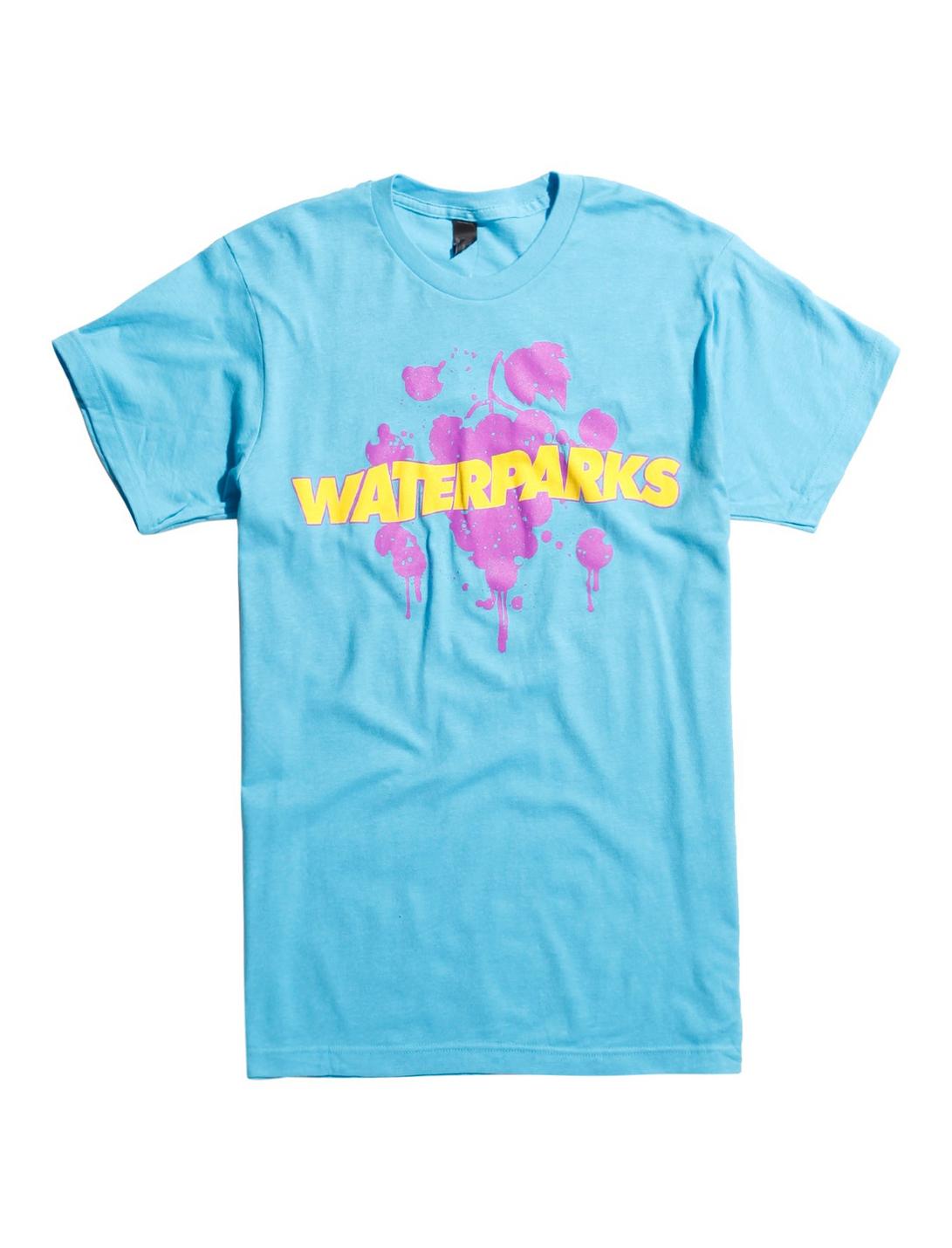 Waterparks Grapes Logo T-Shirt, AQUA SEA, hi-res