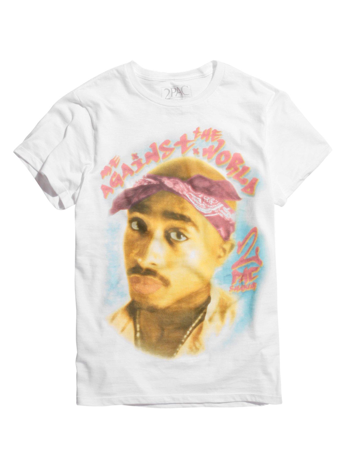 Tupac Me Against The World T-Shirt, WHITE, hi-res