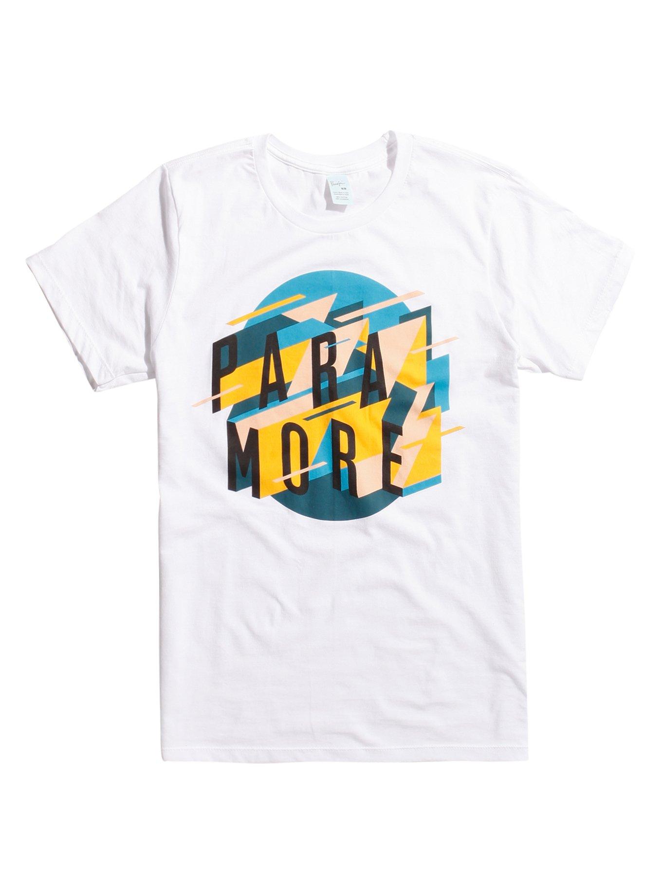 Paramore 3D Logo T-Shirt, WHITE, hi-res