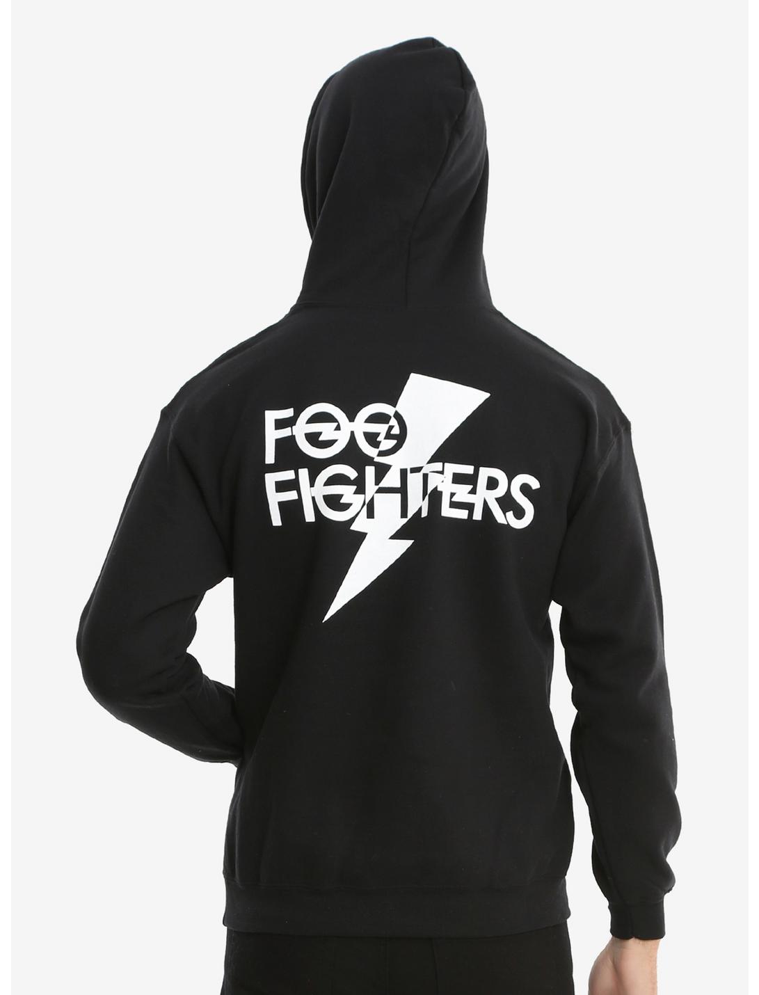 Foo Fighters Bolt Logo Hoodie, BLACK, hi-res