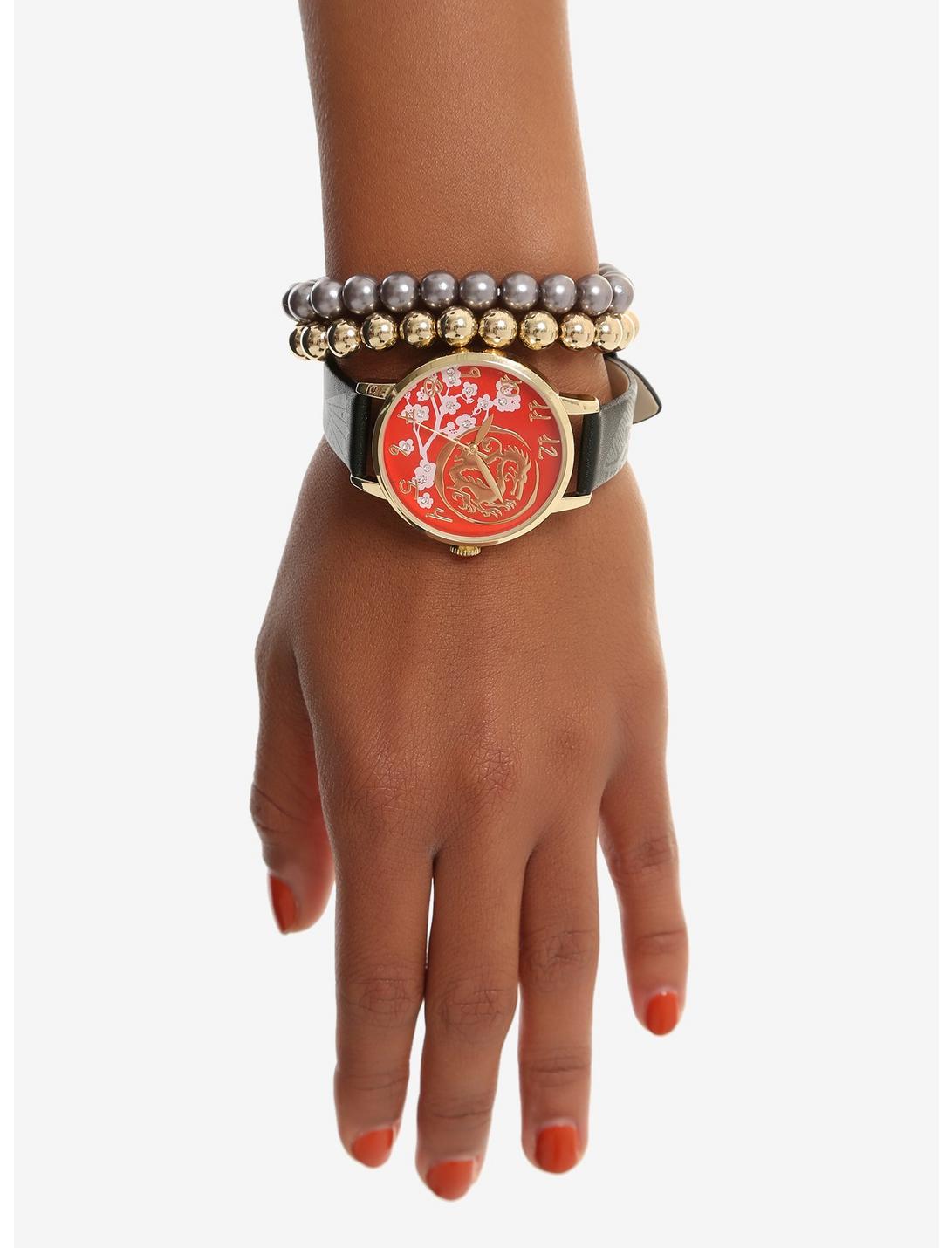 Disney Mulan Dragon Watch Bracelet Set - BoxLunch Exclusive, , hi-res