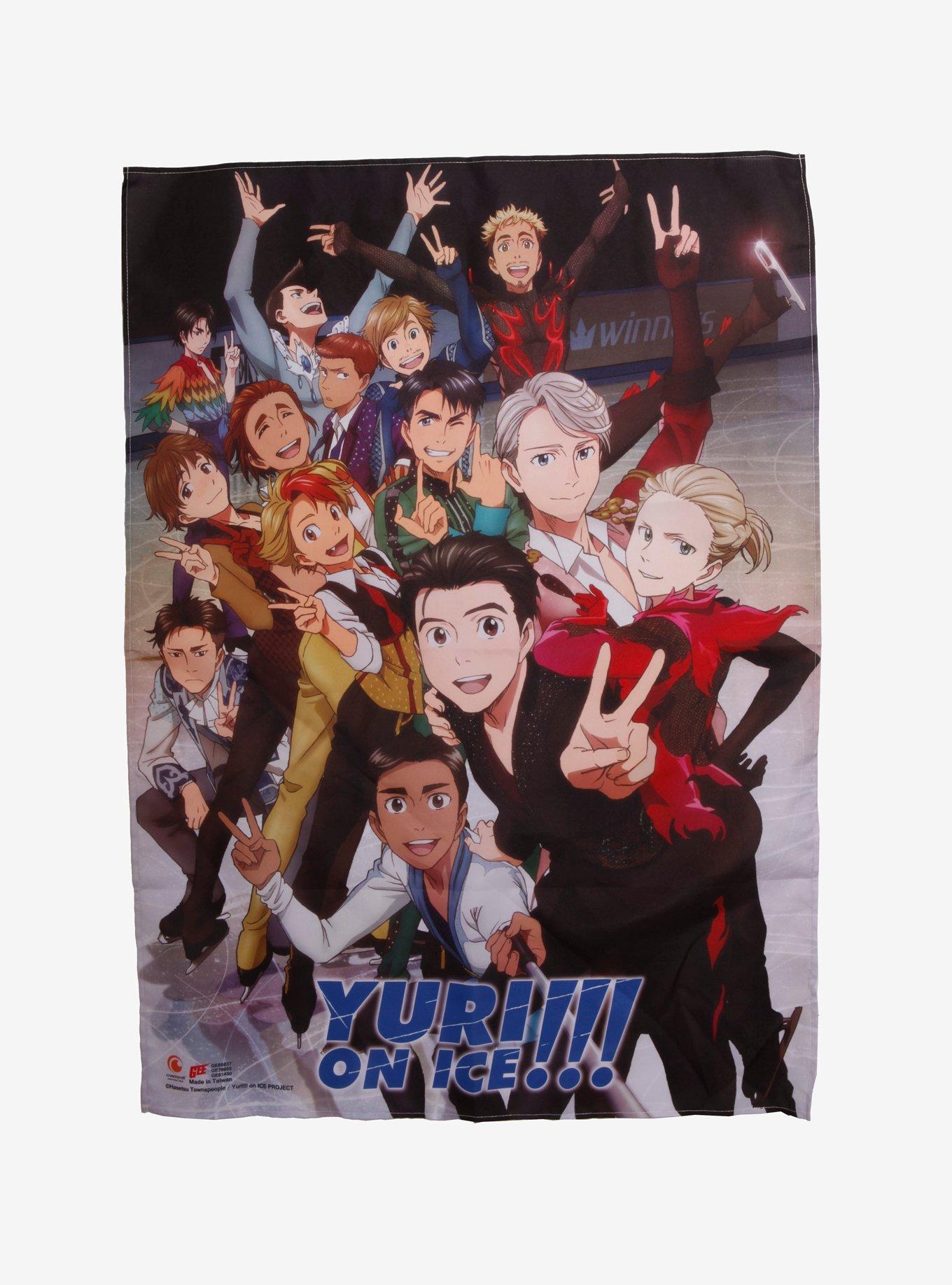 Yuri!!! On ICE Skaters Fabric Poster, , hi-res