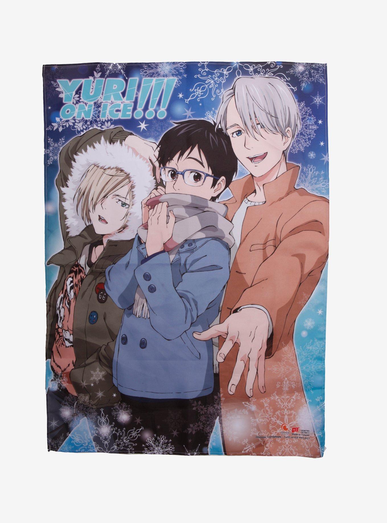 Yuri!!! On ICE Winter Fabric Poster, , hi-res