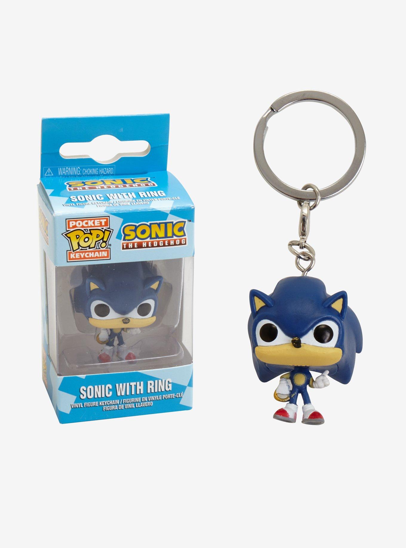 Funko Pocket Pop! Sonic The Hedgehog Sonic With Ring Key Chain, , hi-res