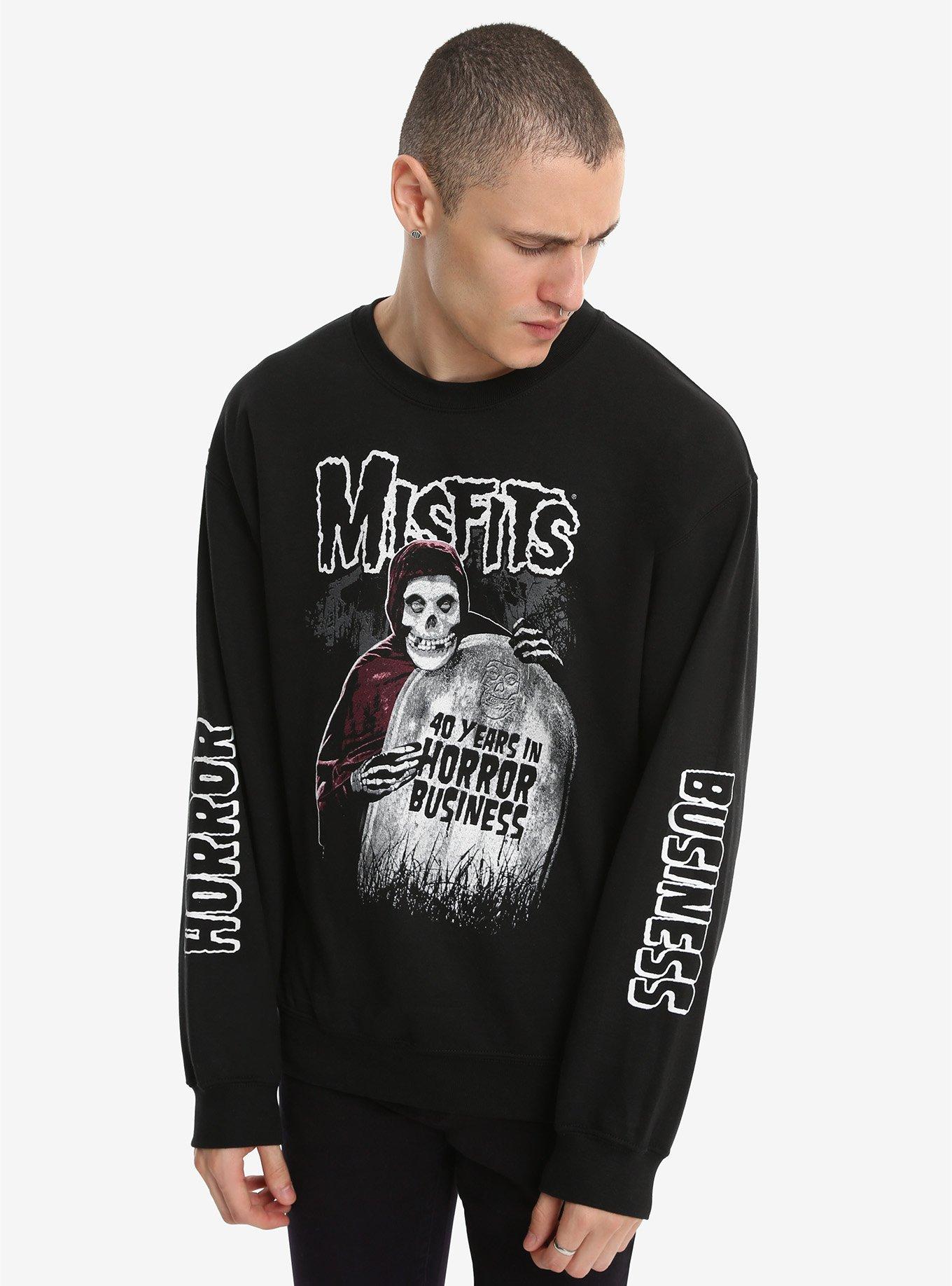 Misfits Horror Business Sweatshirt, BLACK, hi-res