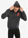 The Rolling Stones Made In England Wash Hoodie, BLACK, hi-res