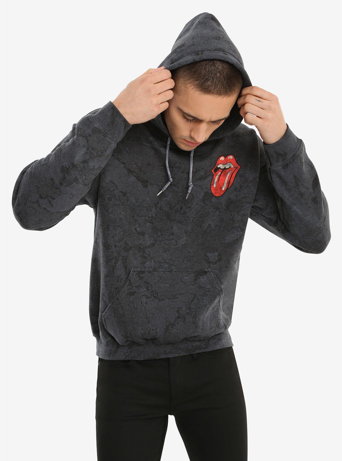 The Rolling Stones Made In England Wash Hoodie, BLACK, hi-res