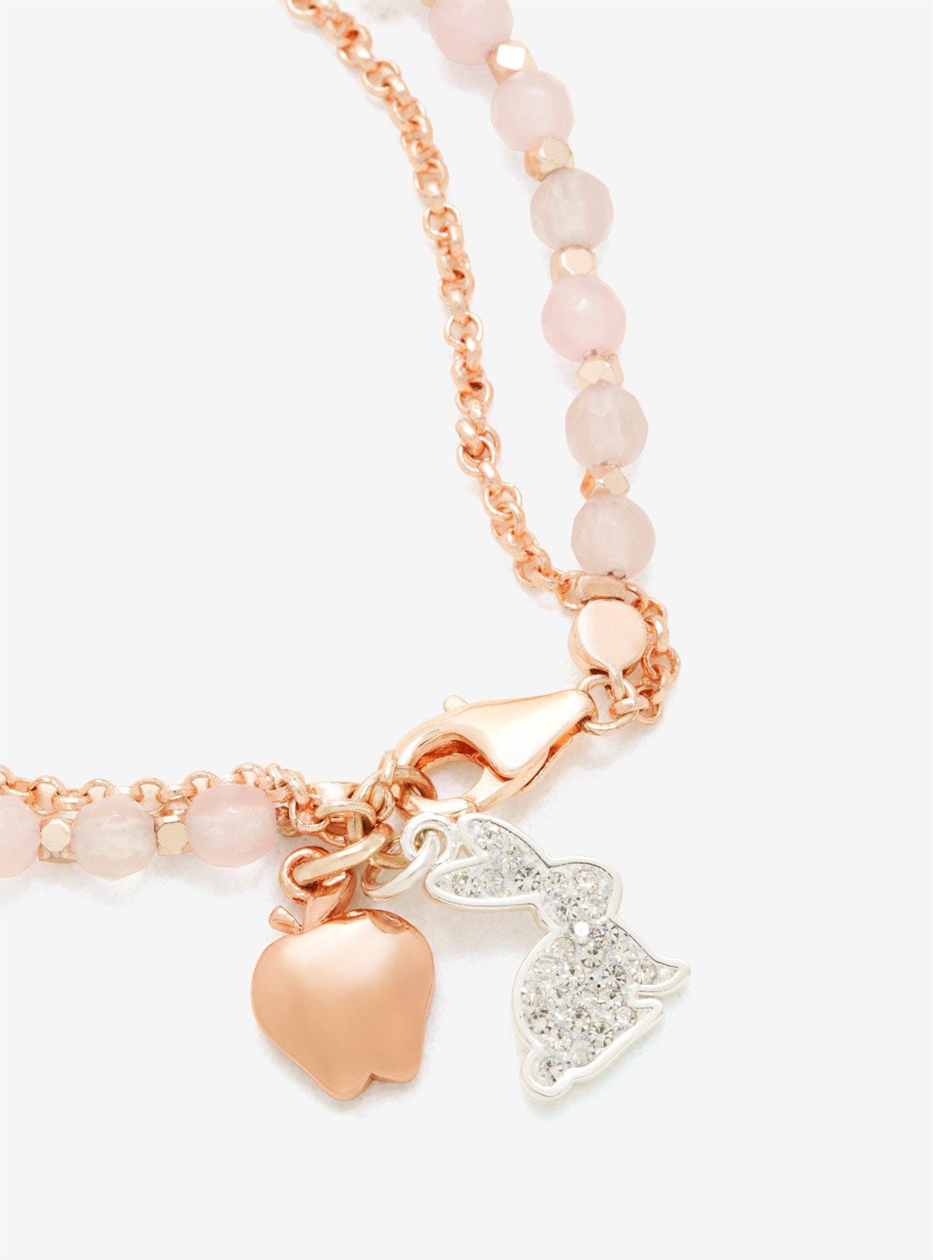 Disney Snow White And The Seven Dwarfs Rose Gold Charm Bracelet - BoxLunch Exclusive, , hi-res