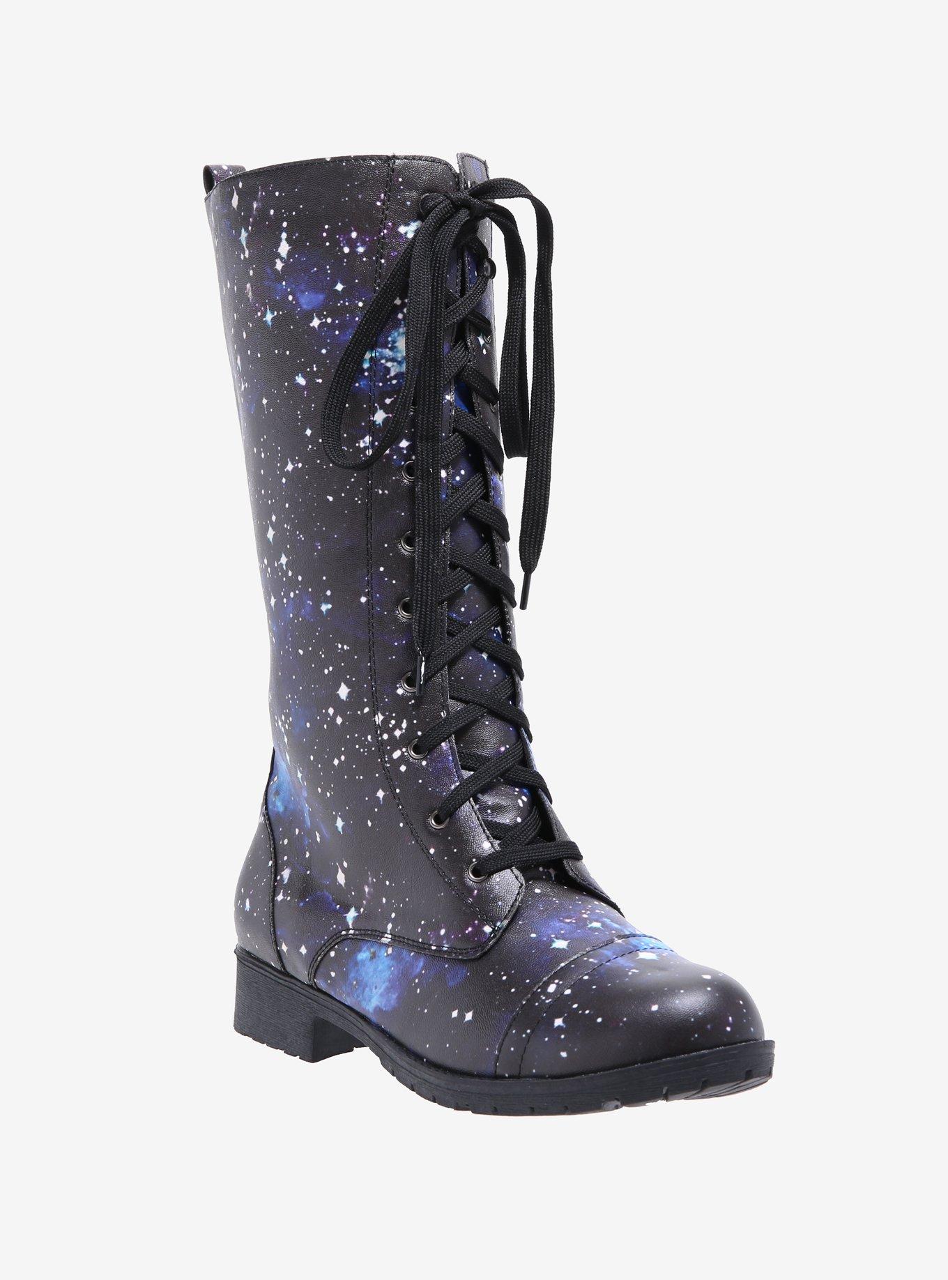 Galaxy Tall Combat Boots, MULTI, hi-res