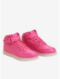 Pink Light-Up Hi-Top Sneakers, MULTI, hi-res