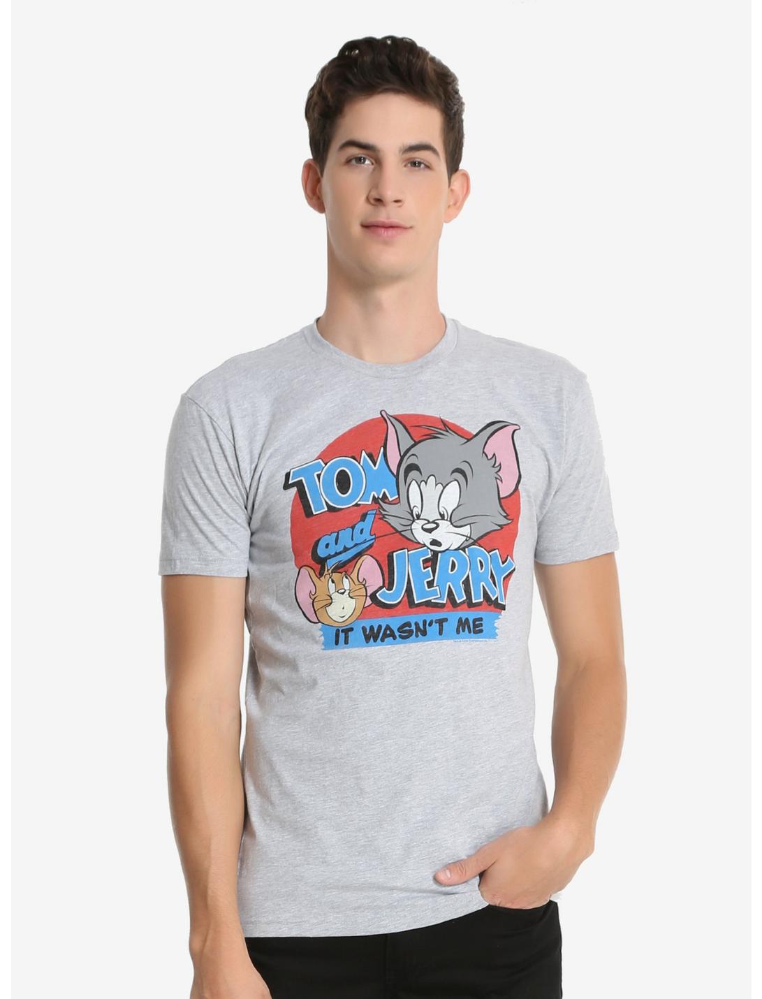 Junk Food Tom & Jerry T-Shirt, GREY, hi-res