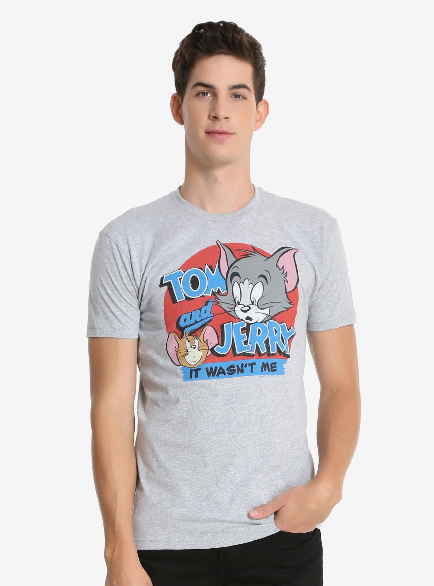 Junk Food Tom & Jerry T-Shirt, GREY, hi-res