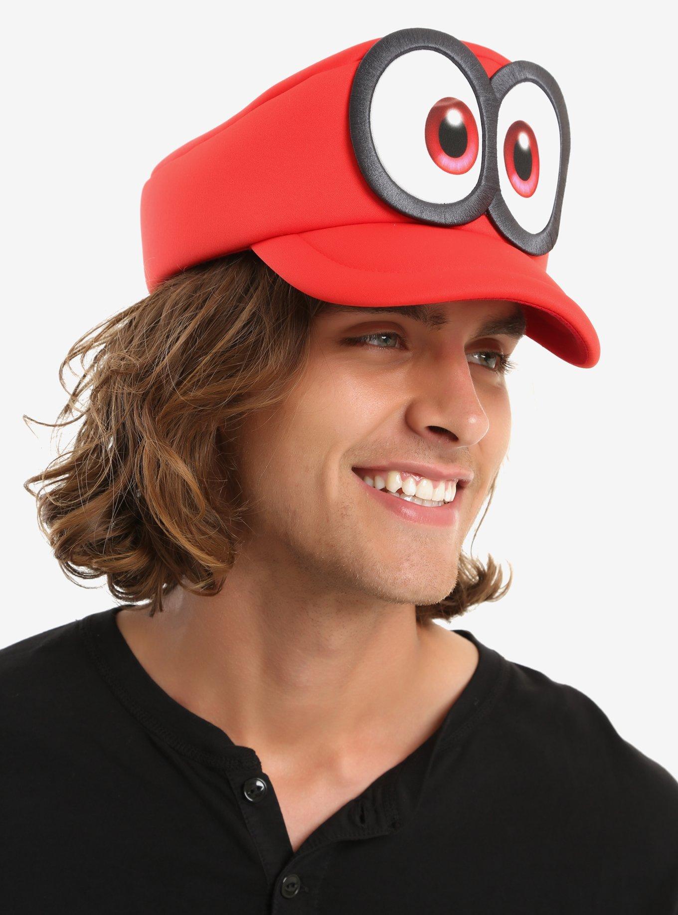  Nintendo Super Mario Odyssey Cappy Hat Cosplay Accessory Red :  Bioworld: Clothing, Shoes & Jewelry