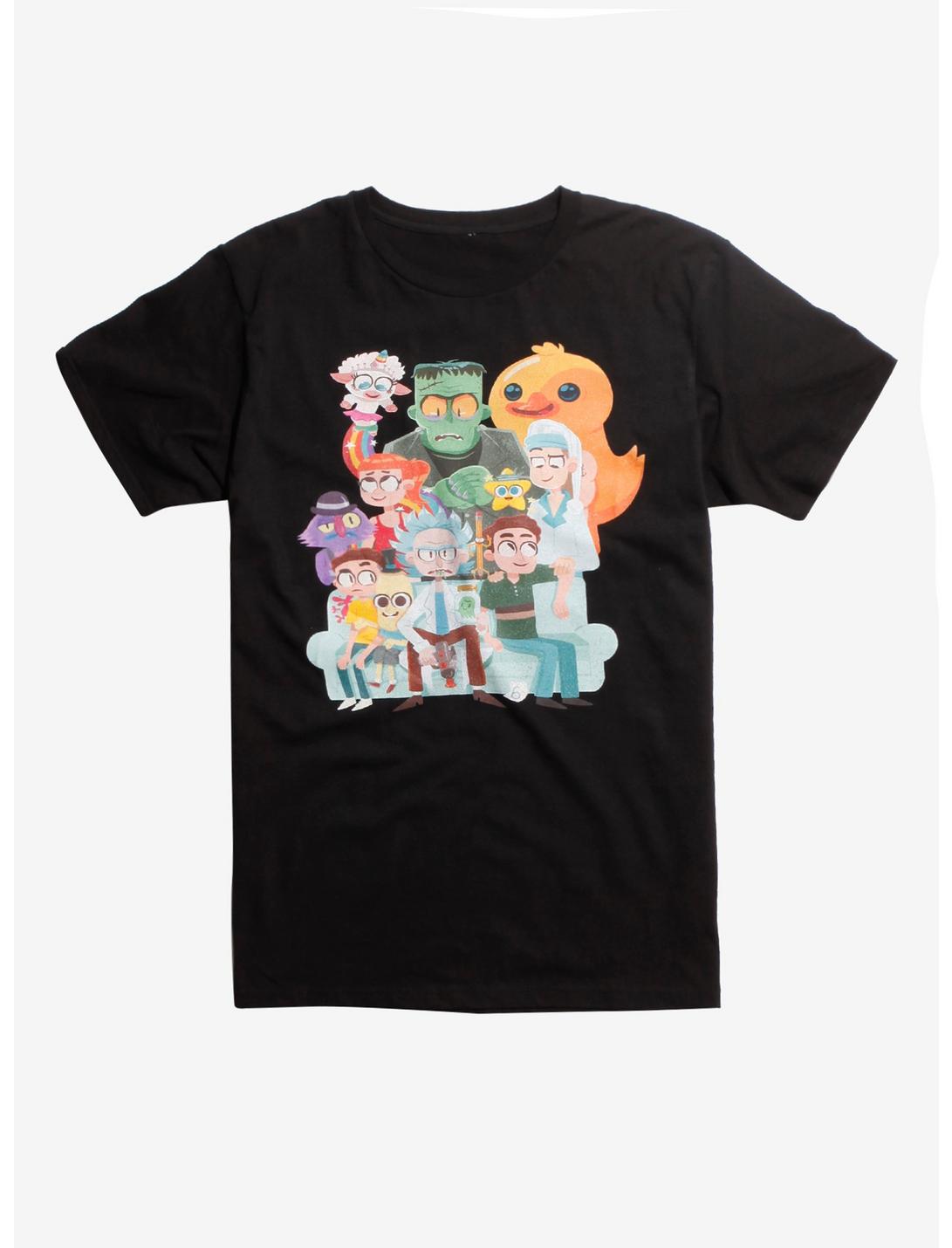 Rick And Morty Thanks Mr. Poopy Butthole T-Shirt, BLACK, hi-res