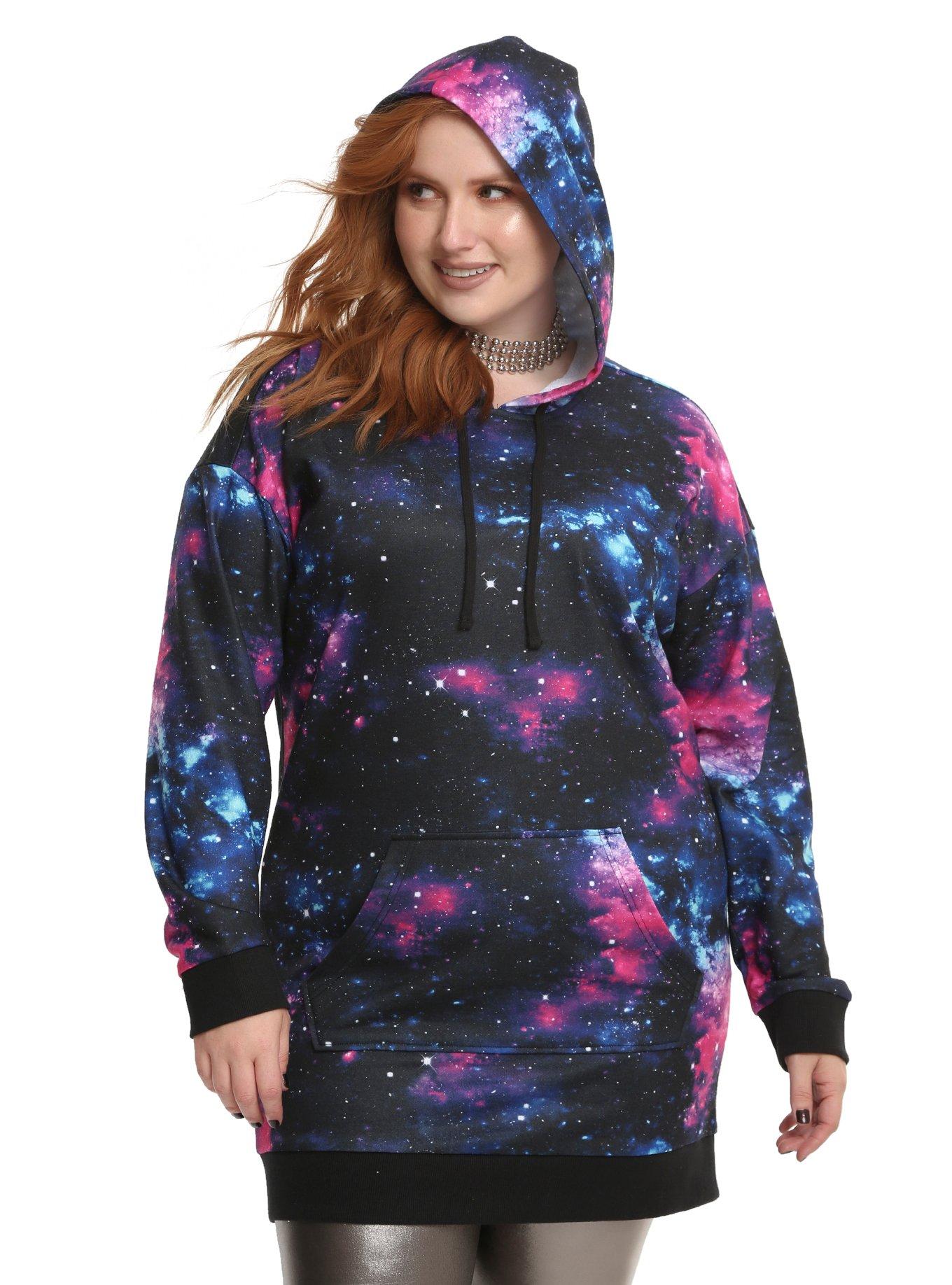 Galaxy Hoodie Dress Plus Size Hot Topic