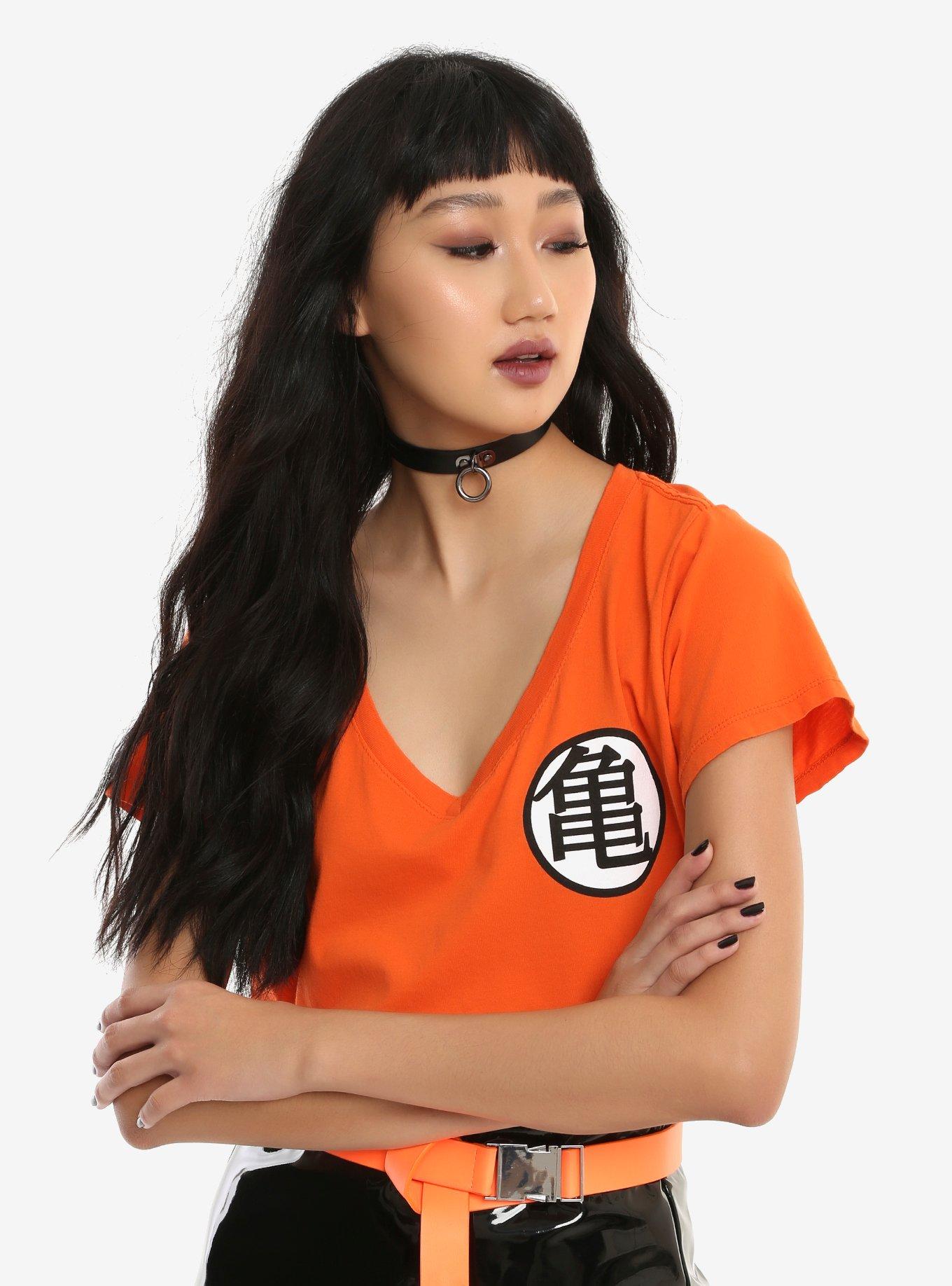 Dragon Ball Z Kame Symbol Girls T-Shirt, ORANGE, hi-res