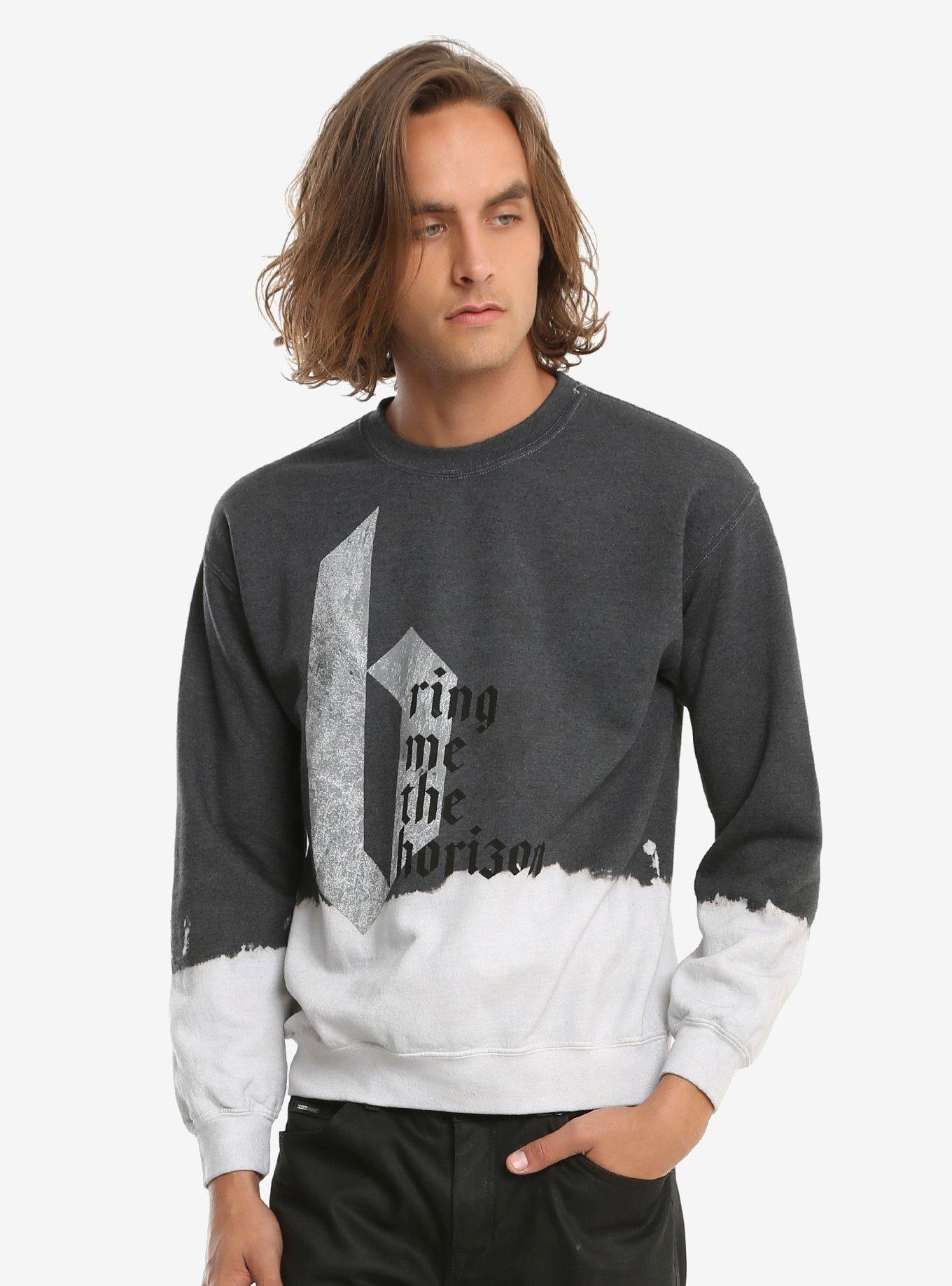 Bring Me The Horizon Logo Dip Dye Sweatshirt | Hot Topic